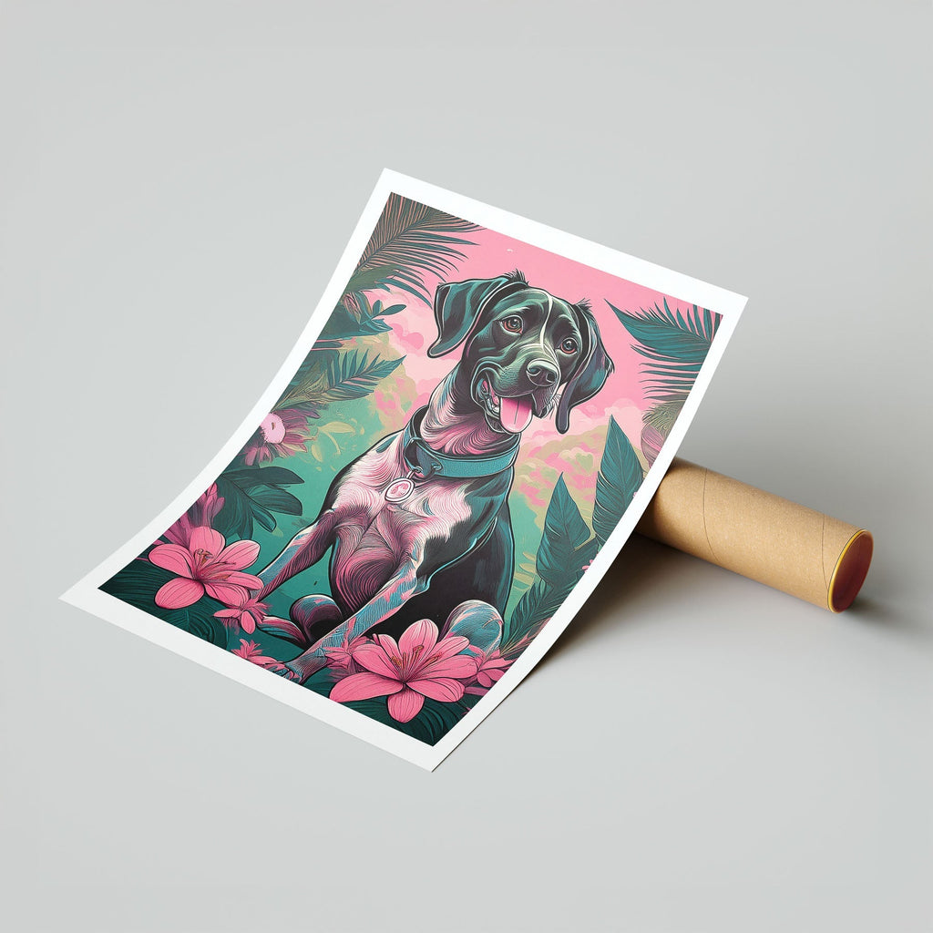 German Pointer Flowery Dog image 7