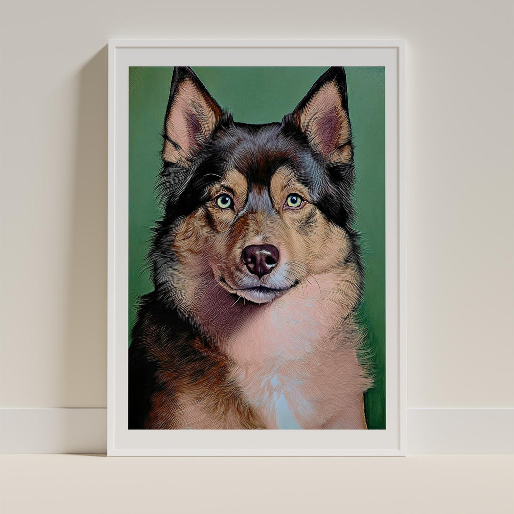 Finnish Lapphund Green Painted Series image 9