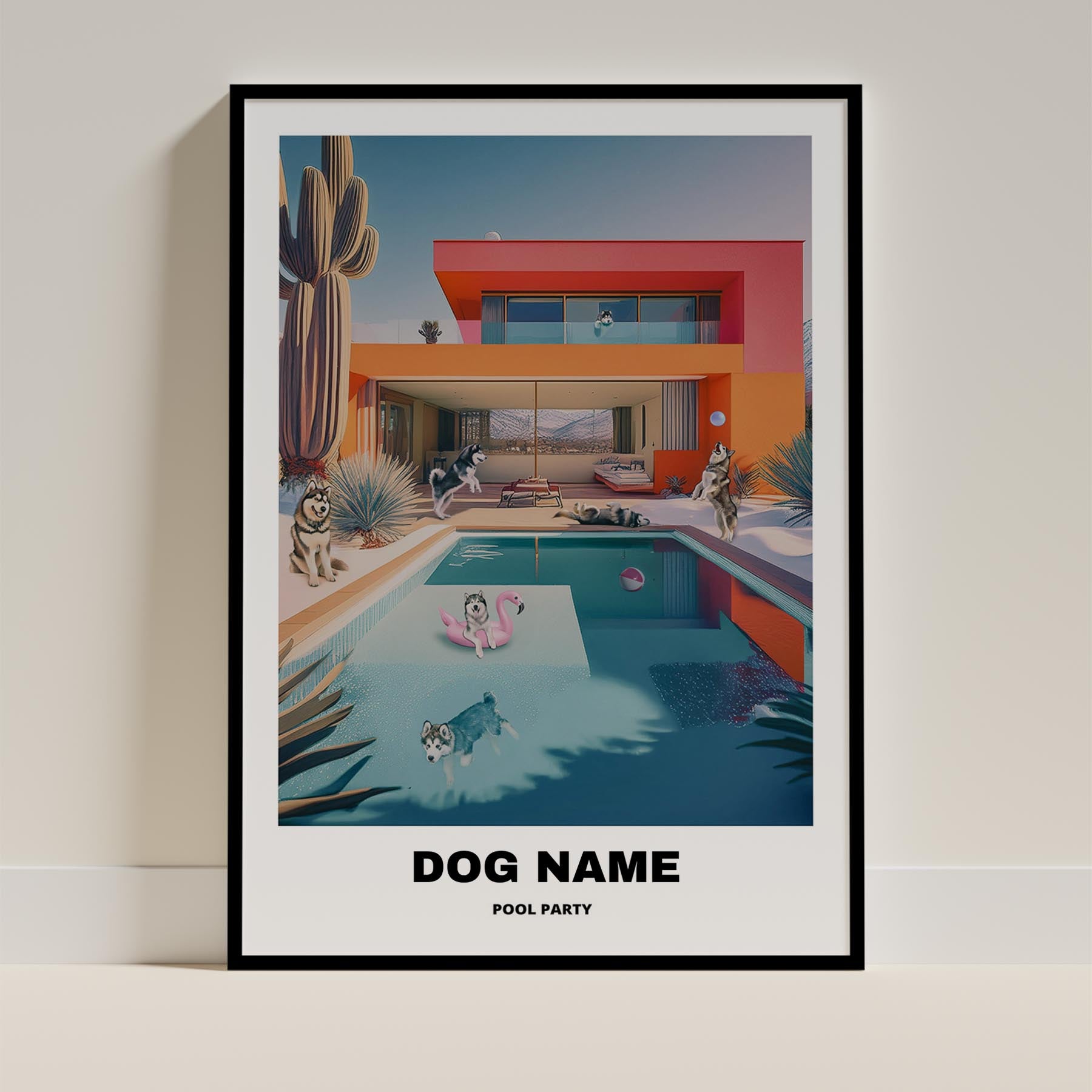 Alaskan Malamute Custom Pool Party image 0