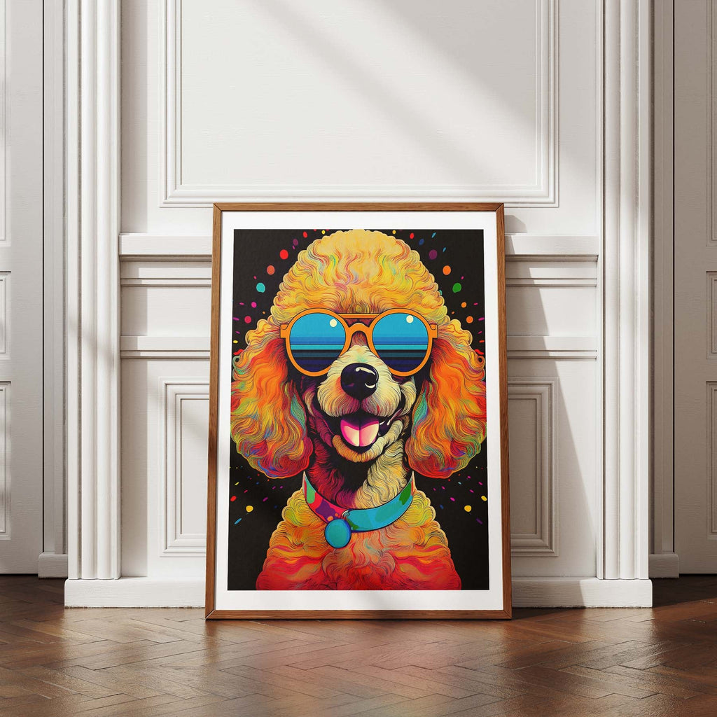 Poodle In Colourful Sunnies 3 image 4