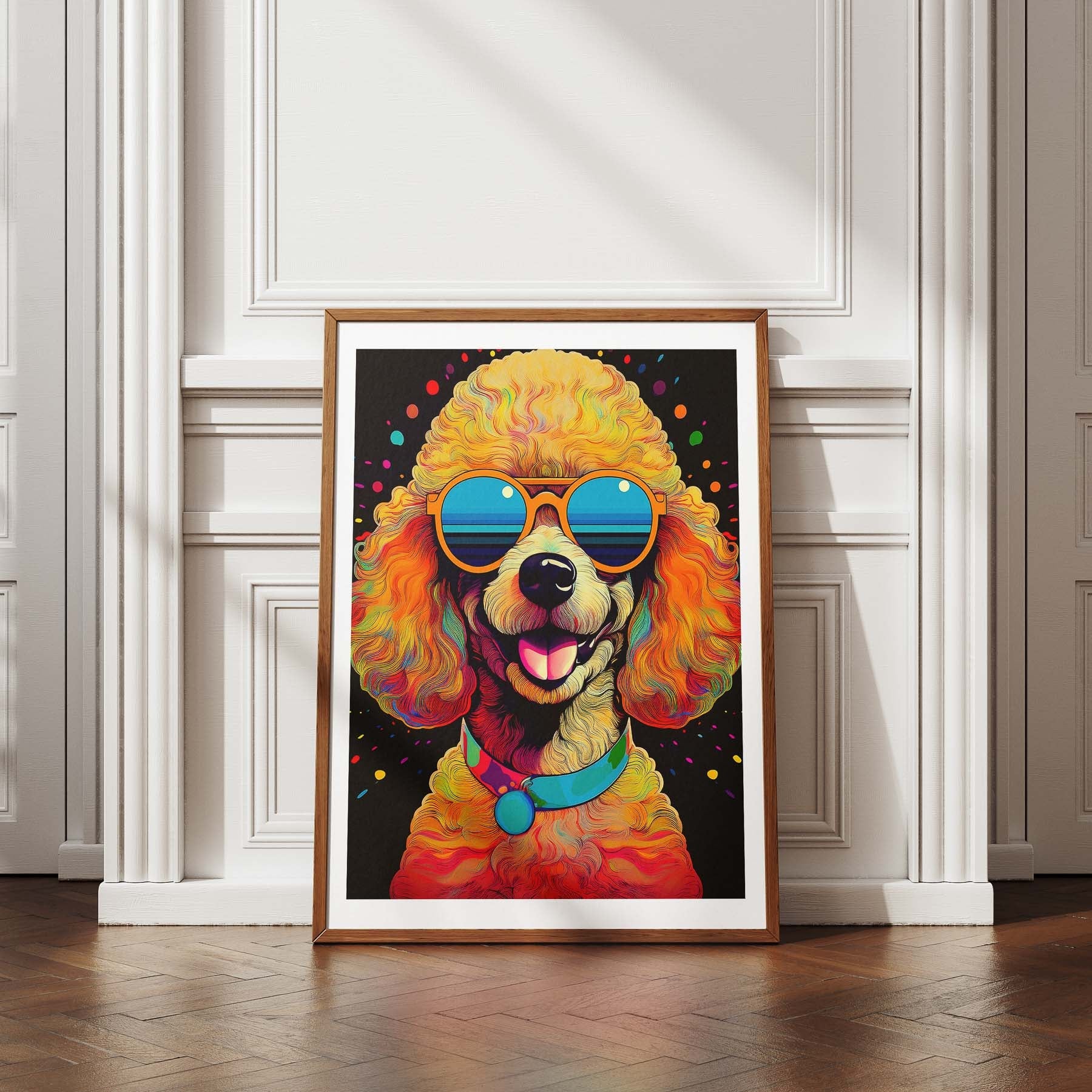 Poodle In Colourful Sunnies 3 image 4