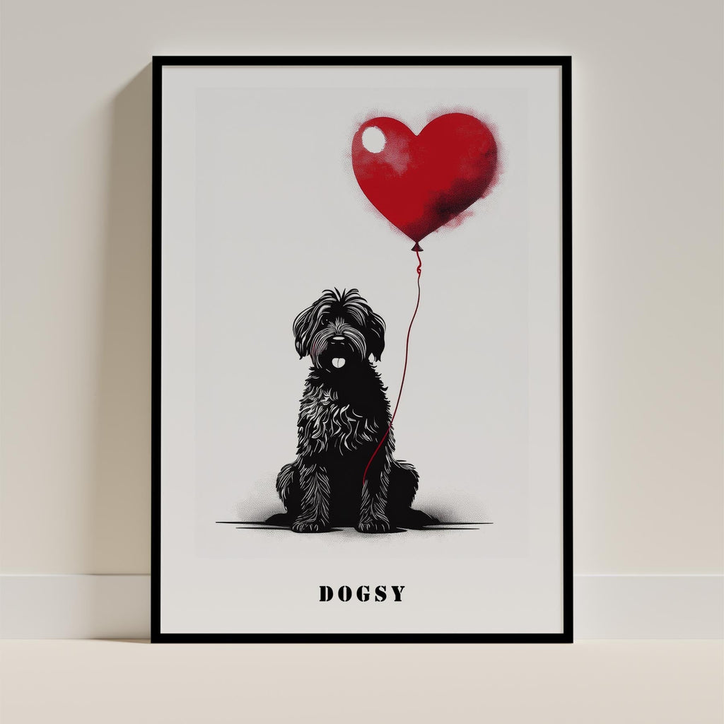 Smithfield Sheepdog DOGSY Series inspired by the Art of Banksy with text Dogsy image 11