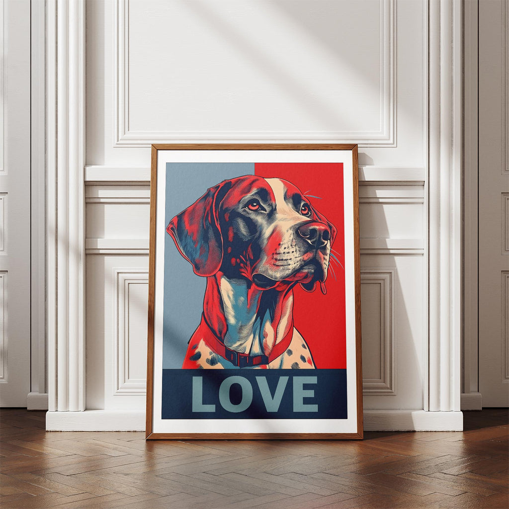 German Pointer LOVE Series Inspired by the Obama Poster image 4