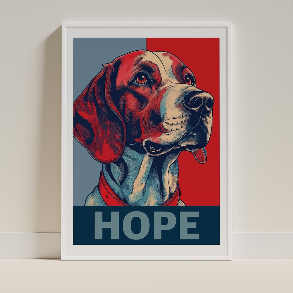 English Setter HOPE Series Inspired by the Obama Poster image 9
