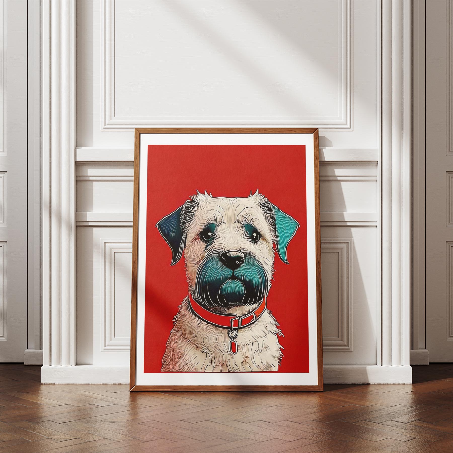 Border Terrier Red Dog Series image 4