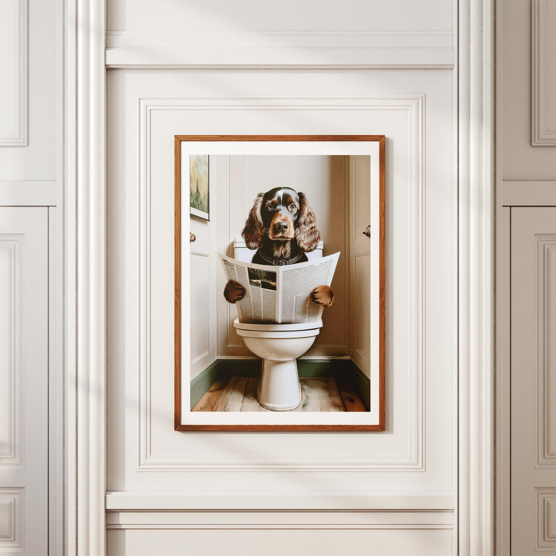 Cocker Spaniel Toilet Humour Dog Series 2 image 3
