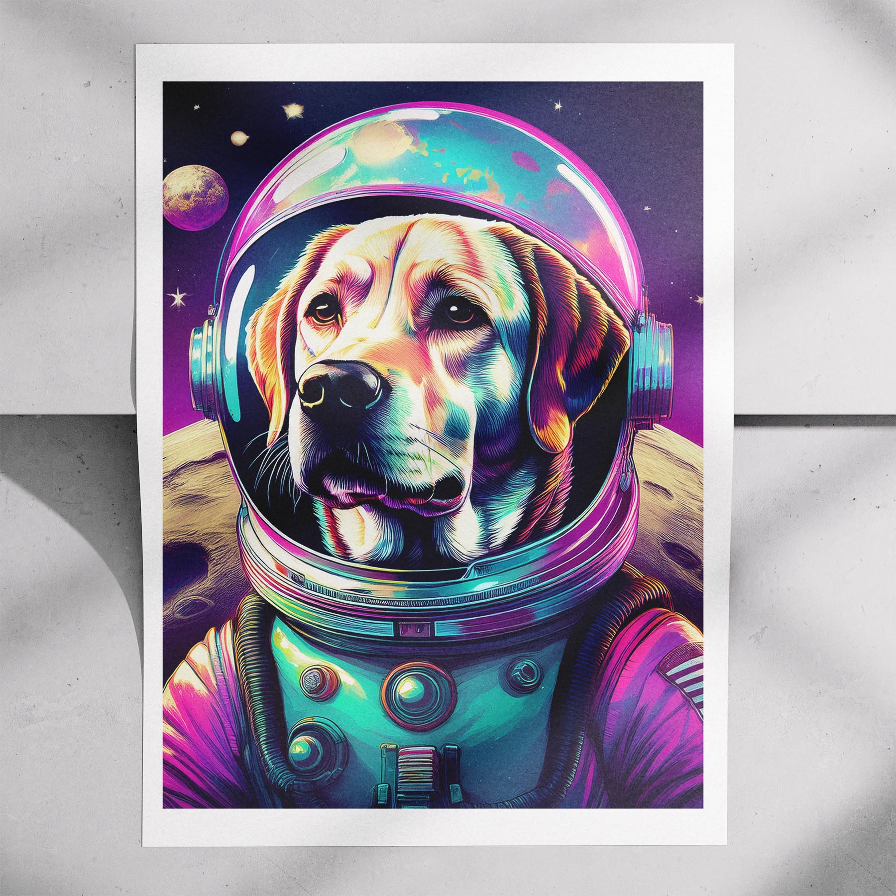 Labrador Retriever Space Dogs Series image 7