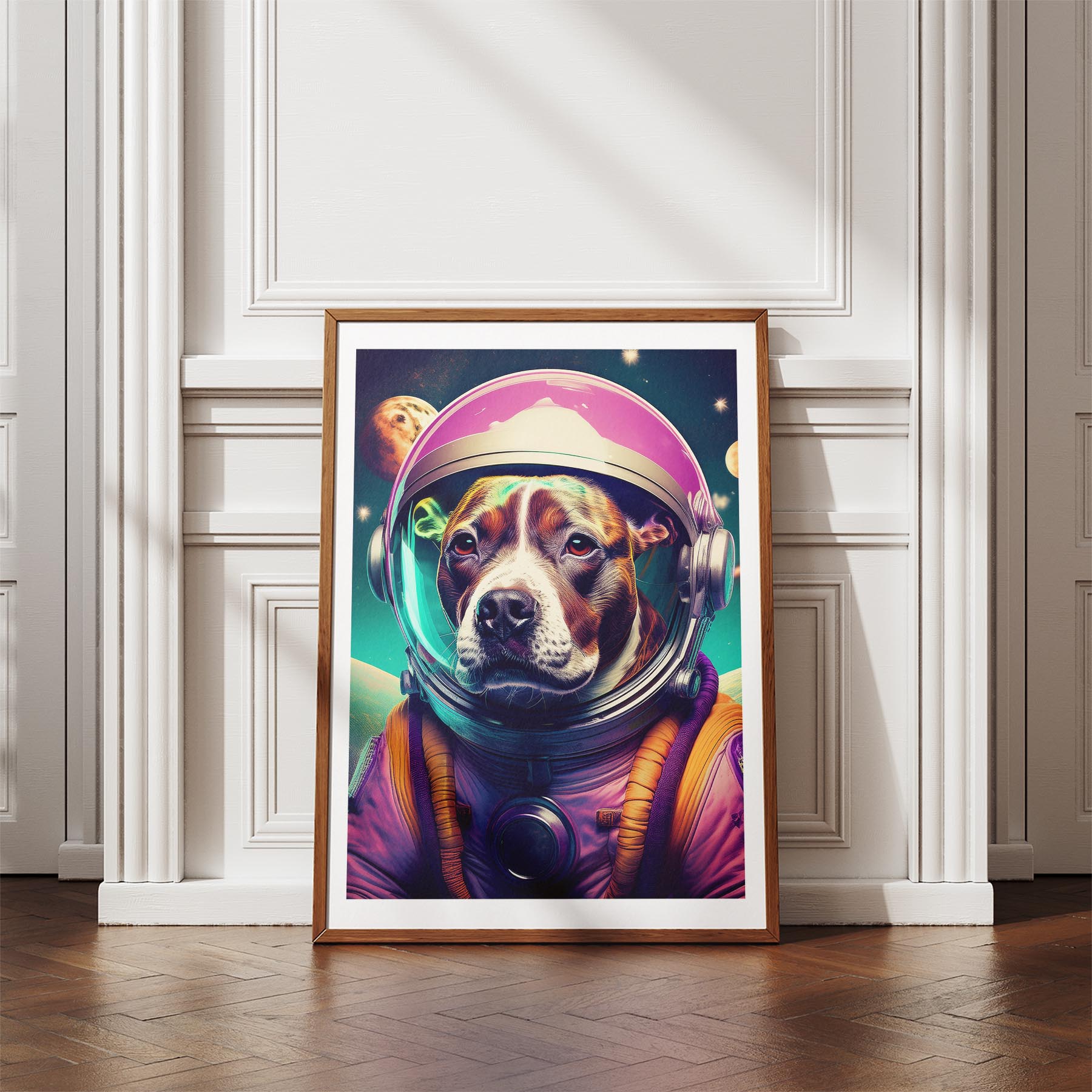 Staffordshire Bull Terrier Space Dogs Series image 4