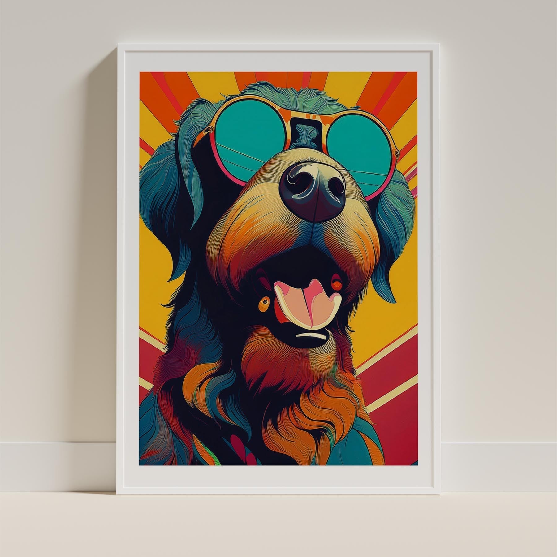 Rottweiler In Colourful Sunnies 1 image 9