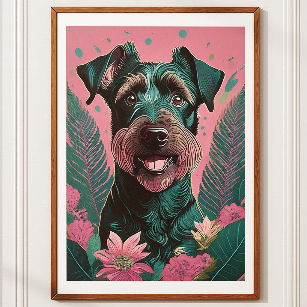 Irish Terrier Flowery Dog image 10
