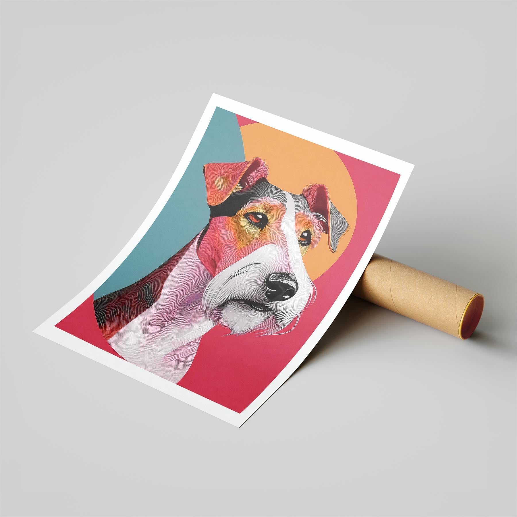 Fox Terrier Modern Pop Dog Series image 6