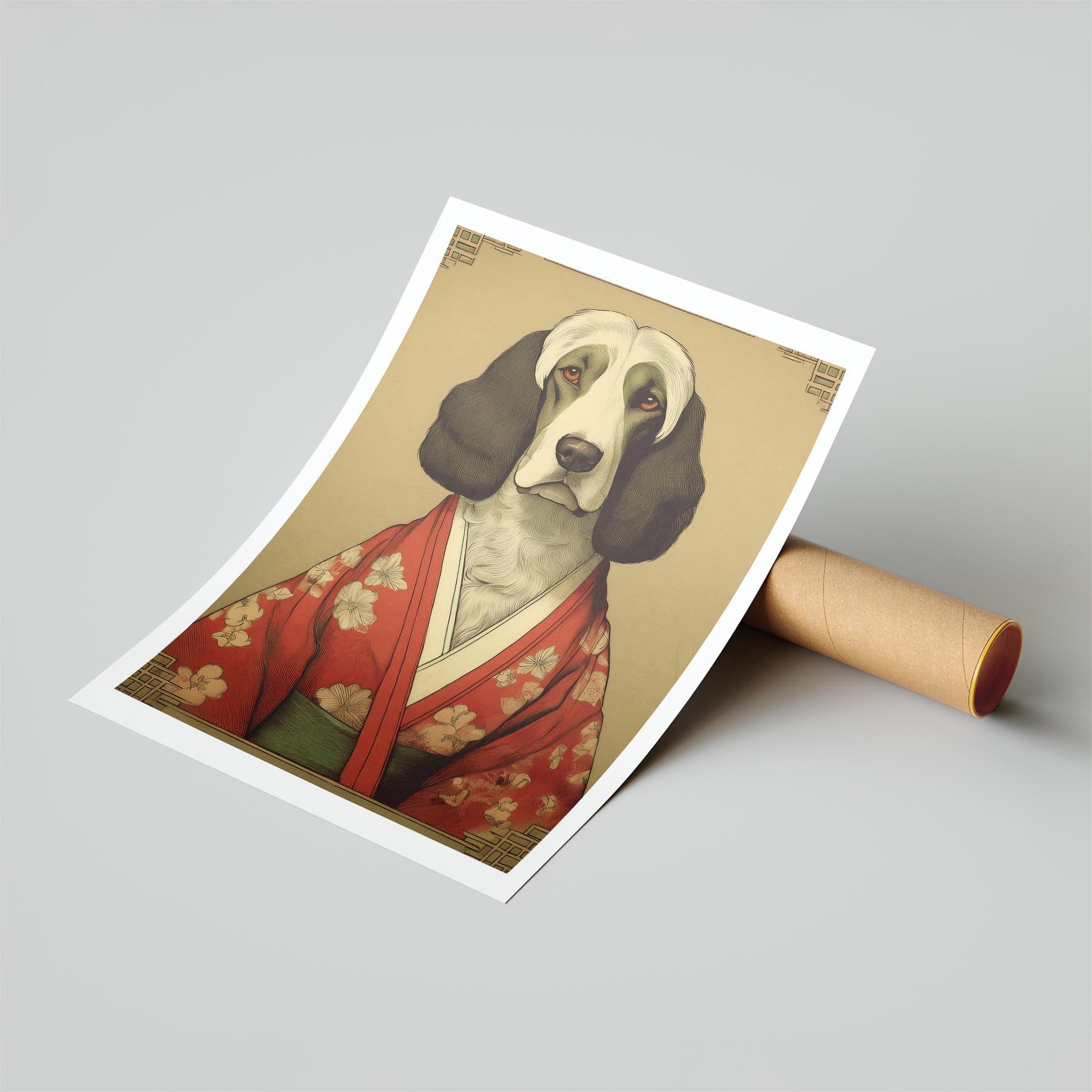 Smithfield Sheepdog Japanse Kimono Dog Series image 6