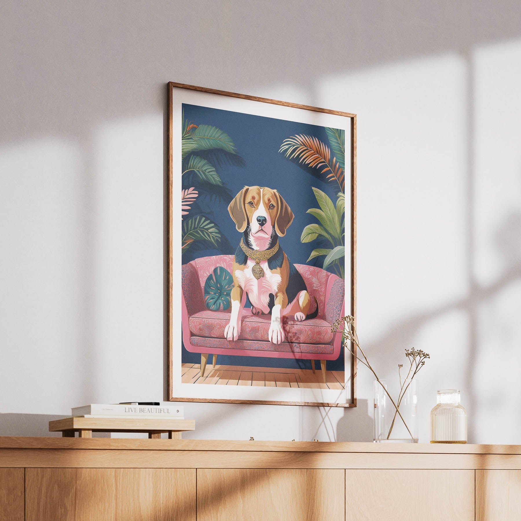 Beagle Just Lounging Around image 6