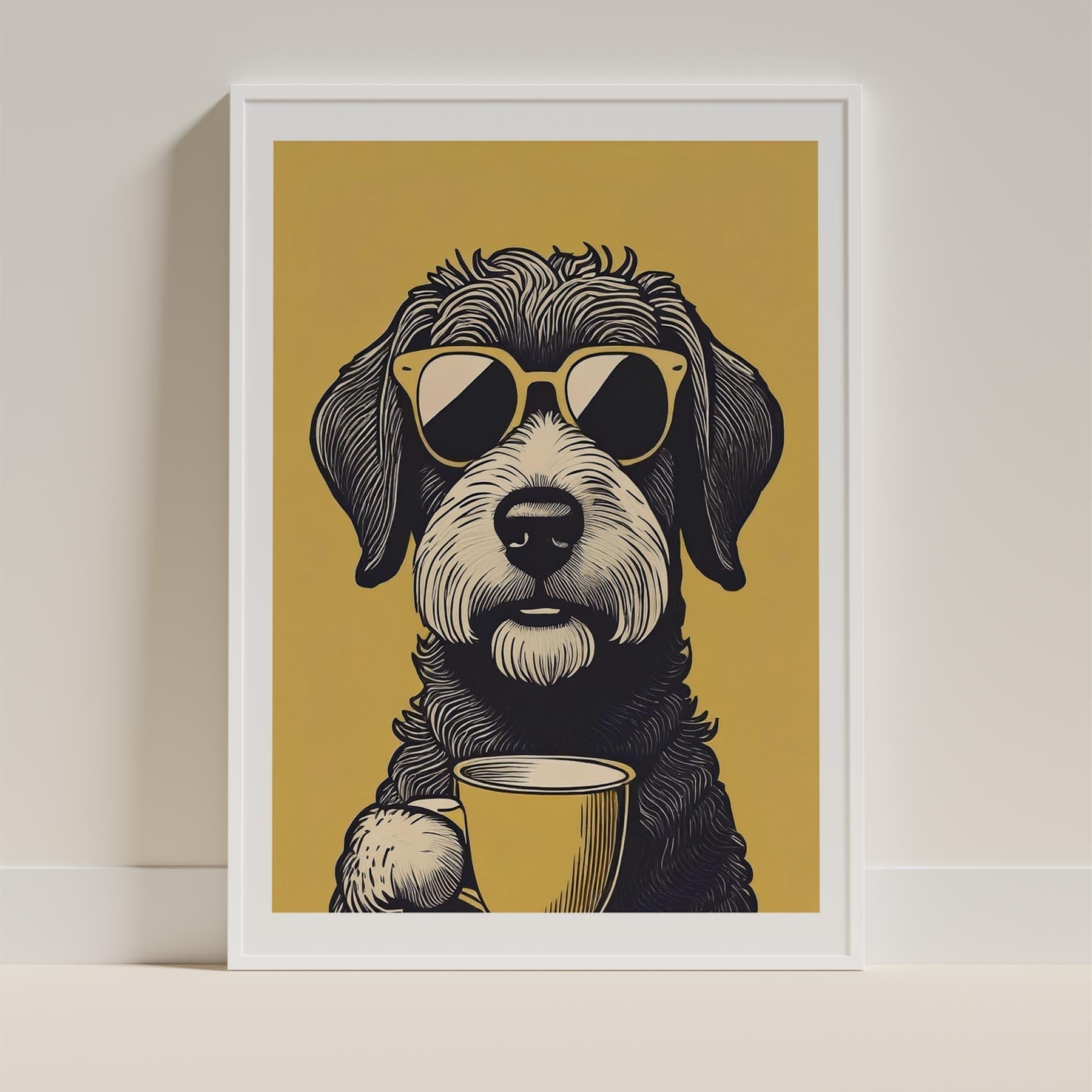 Jackapoo Chillin Coffee Dog image 11