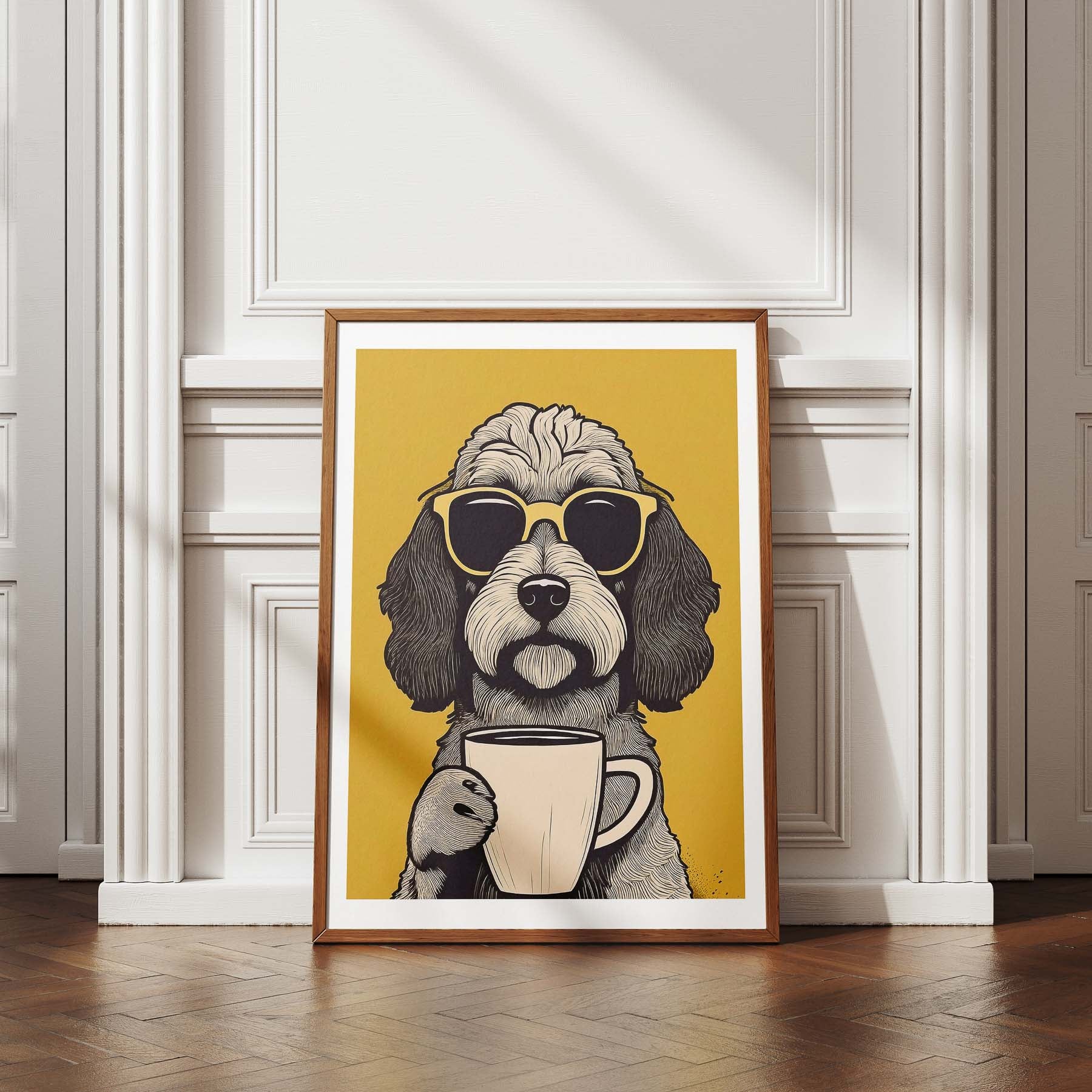 Spoodle Chillin Coffee Dog image 4