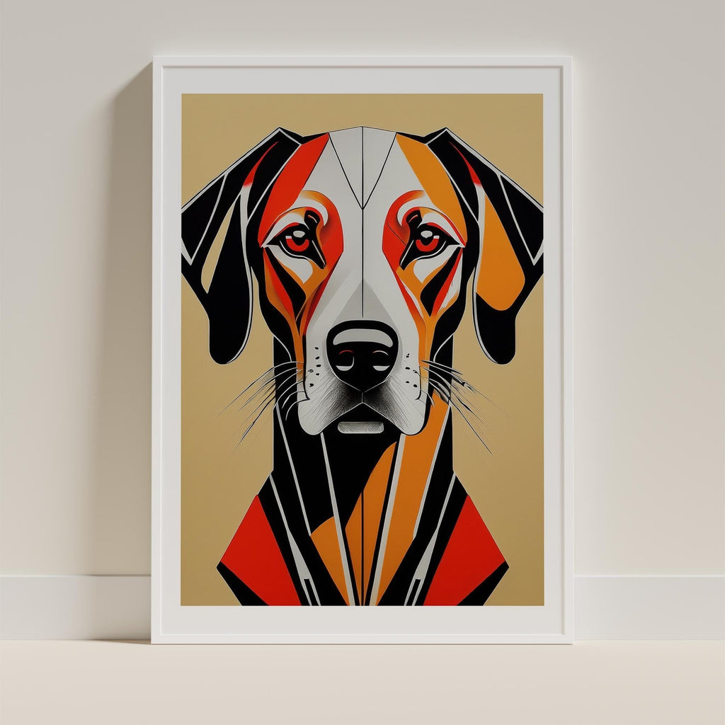 Rhoedesian Ridgeback Geometric Orange Series image 9