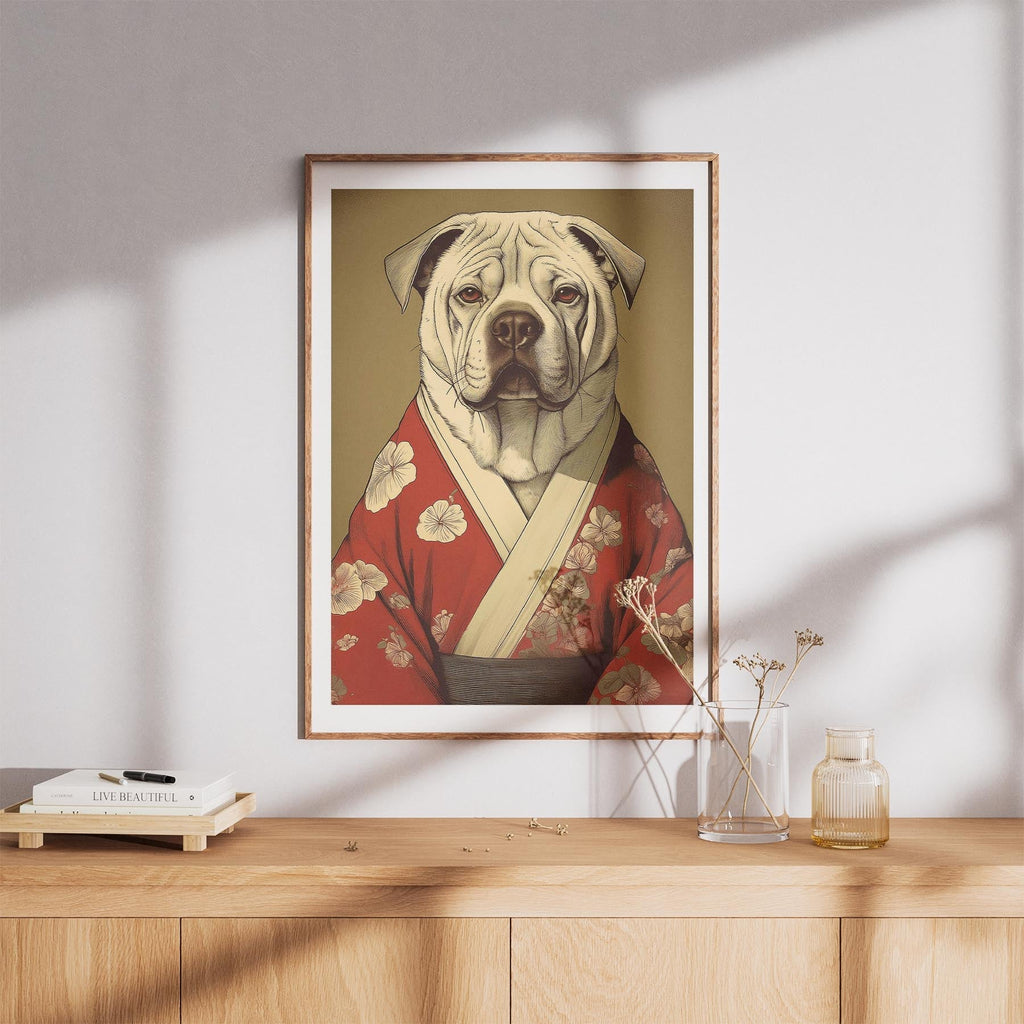Shar Pei Japanse Kimono Dog Series image 8