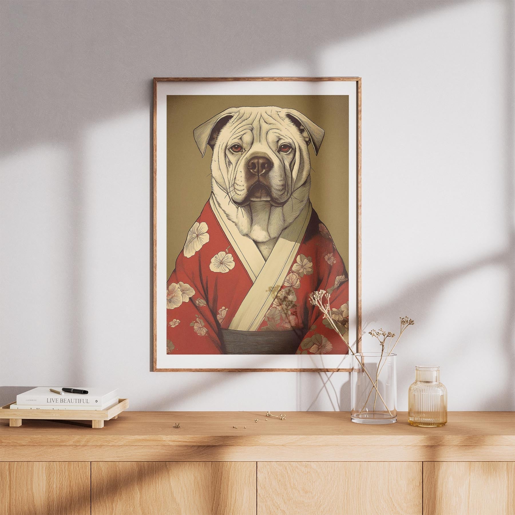 Shar Pei Japanse Kimono Dog Series image 8