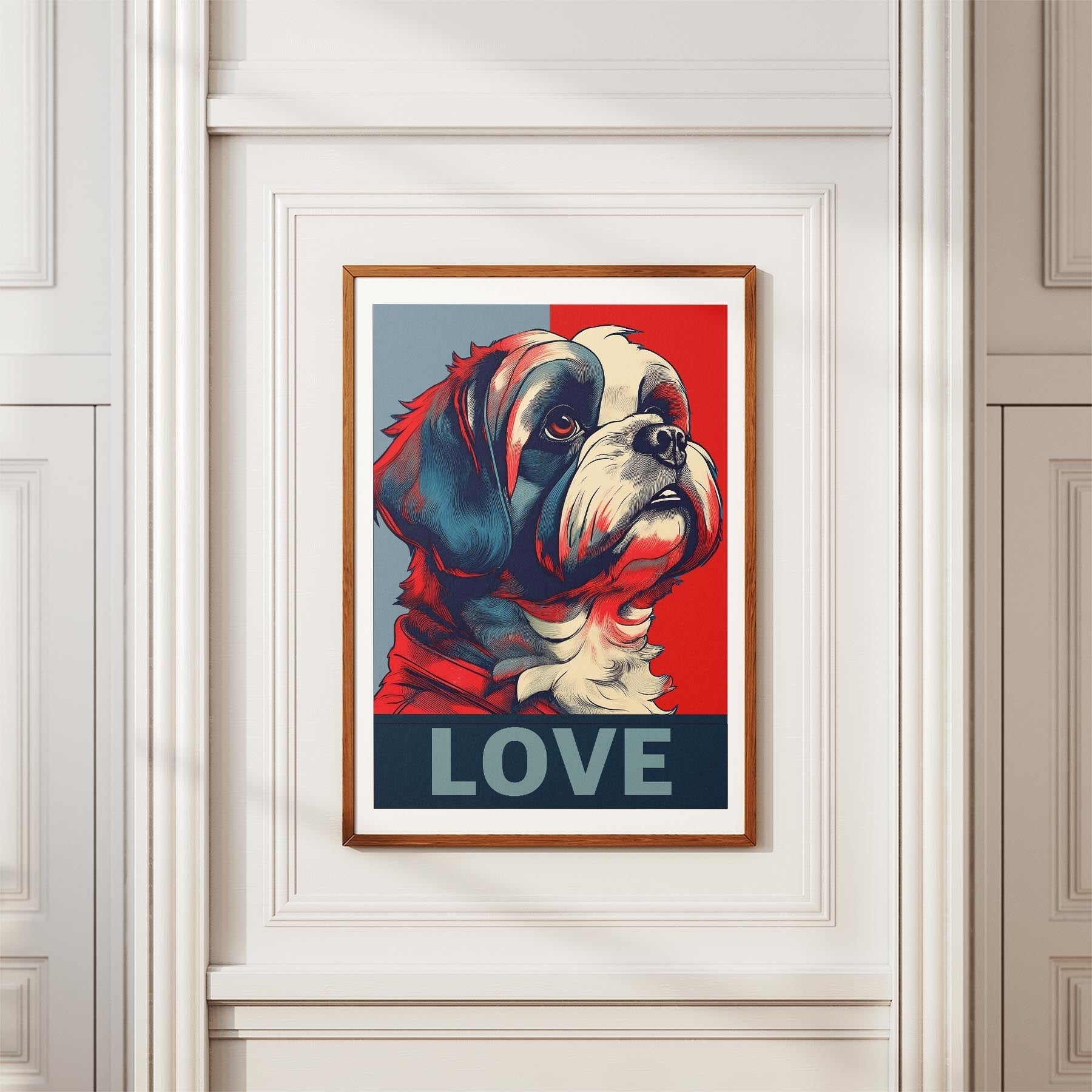Shih Tzu LOVE Series Inspired by the Obama Poster image 3