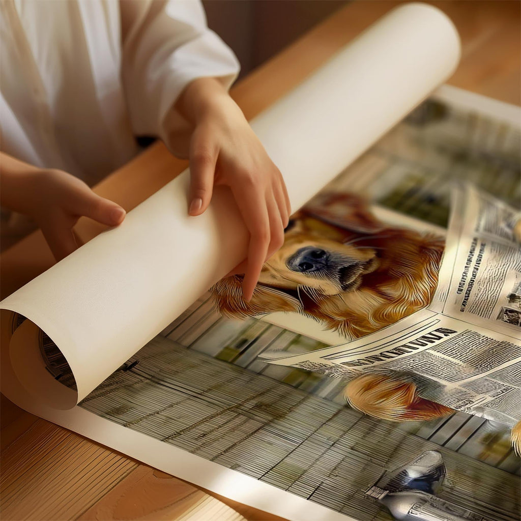 Golden Retriever Toilet Humour Dog Series 2 image 1