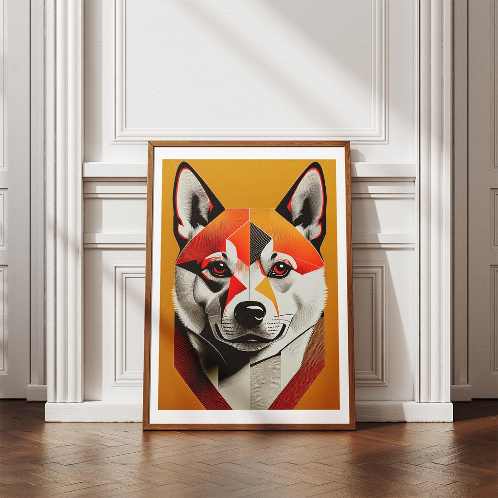 Shiba Geometric Orange Series image 4