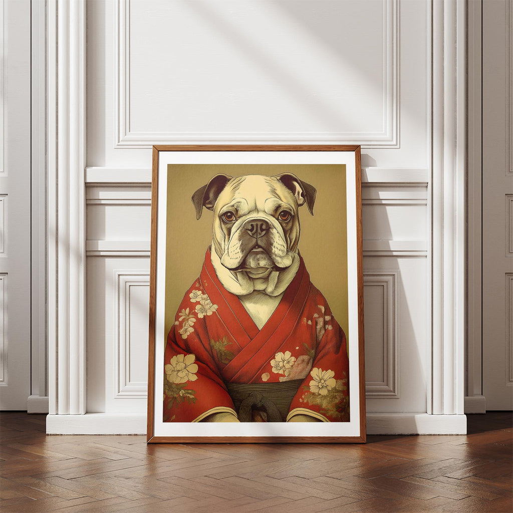 Bulldog Japanse Kimono Dog Series image 4