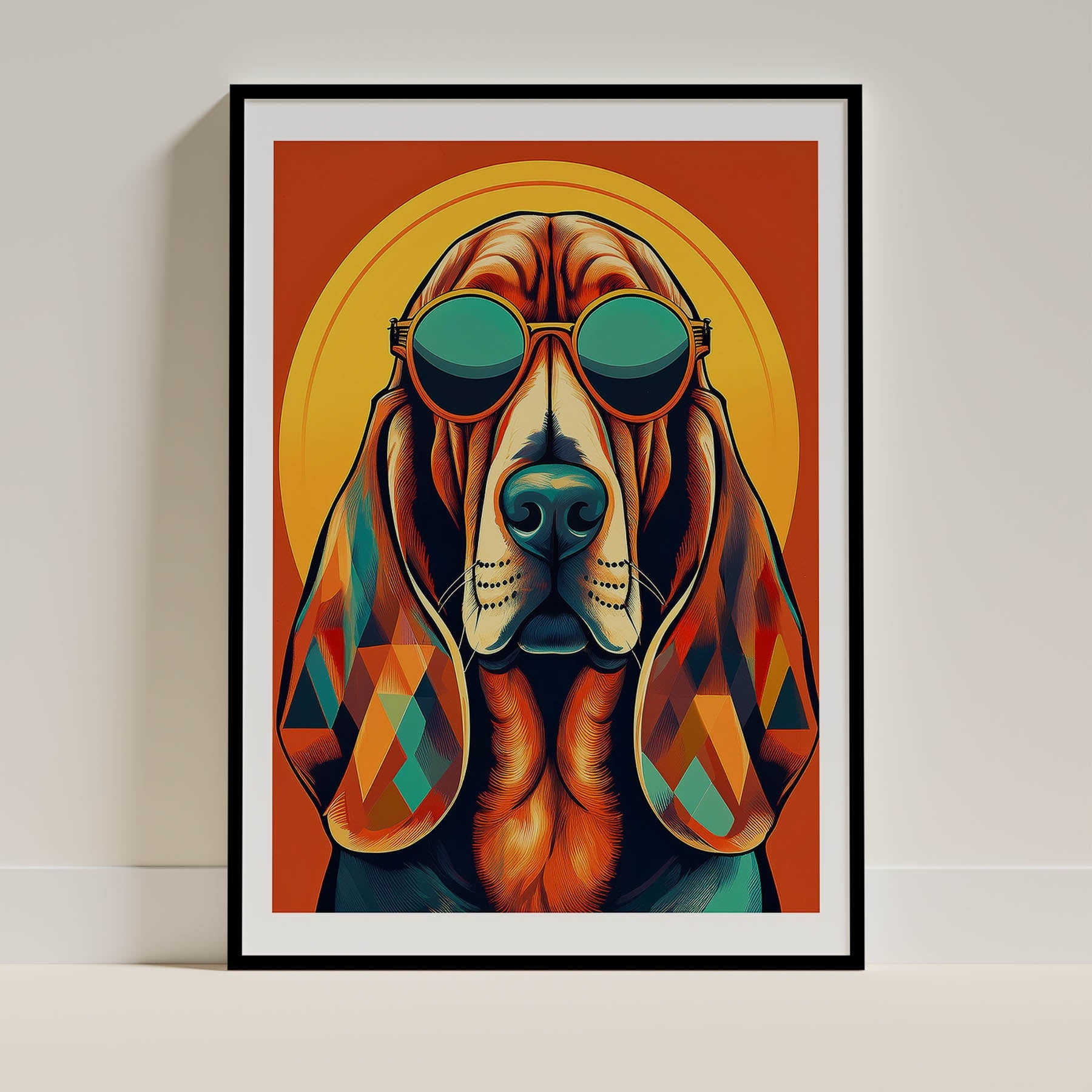 Bloodhound In Colourful Sunnies 1 image 0
