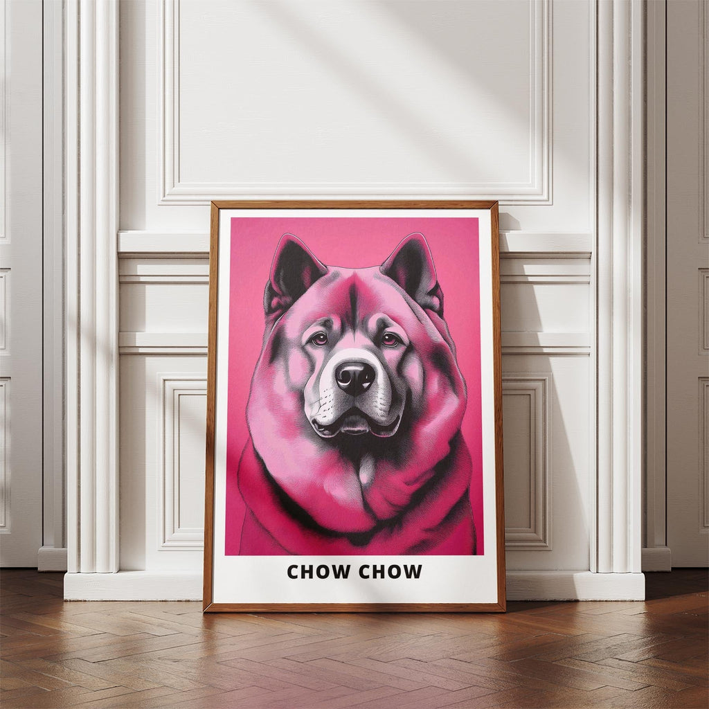 Chow Chow Pink and Black Dog Series 1 image 4