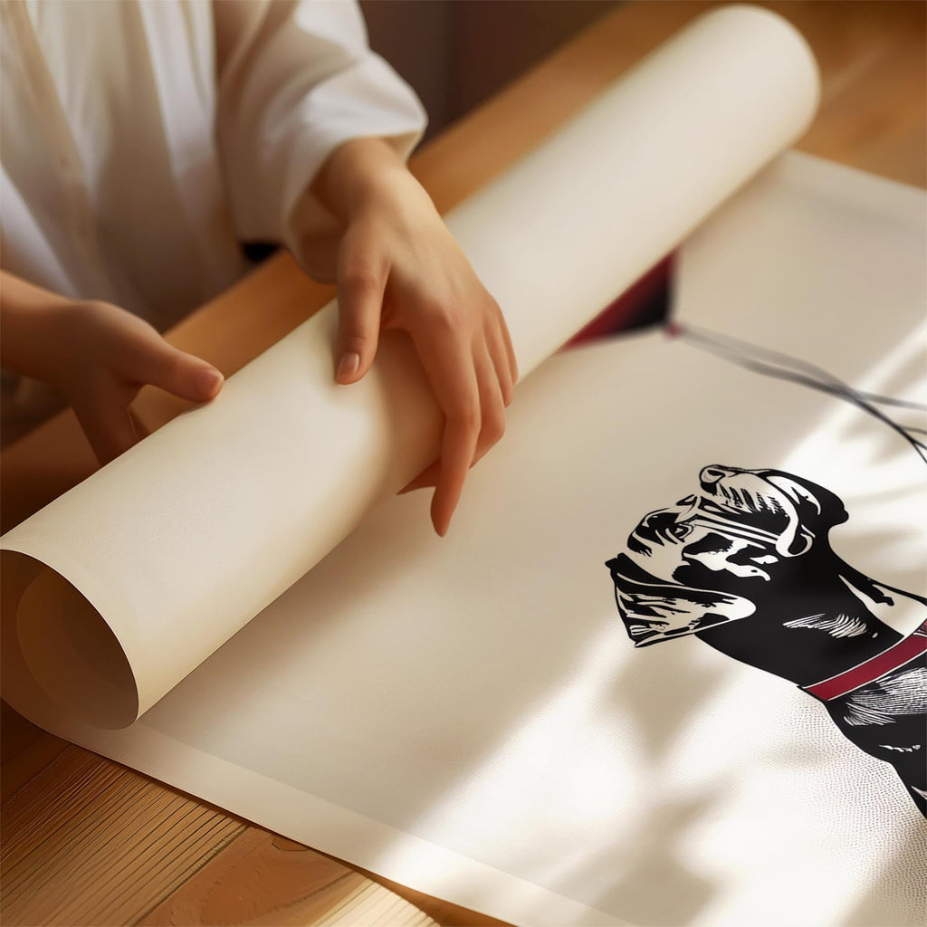 Boxer DOGSY Series inspired by the Art of Banksy image 1