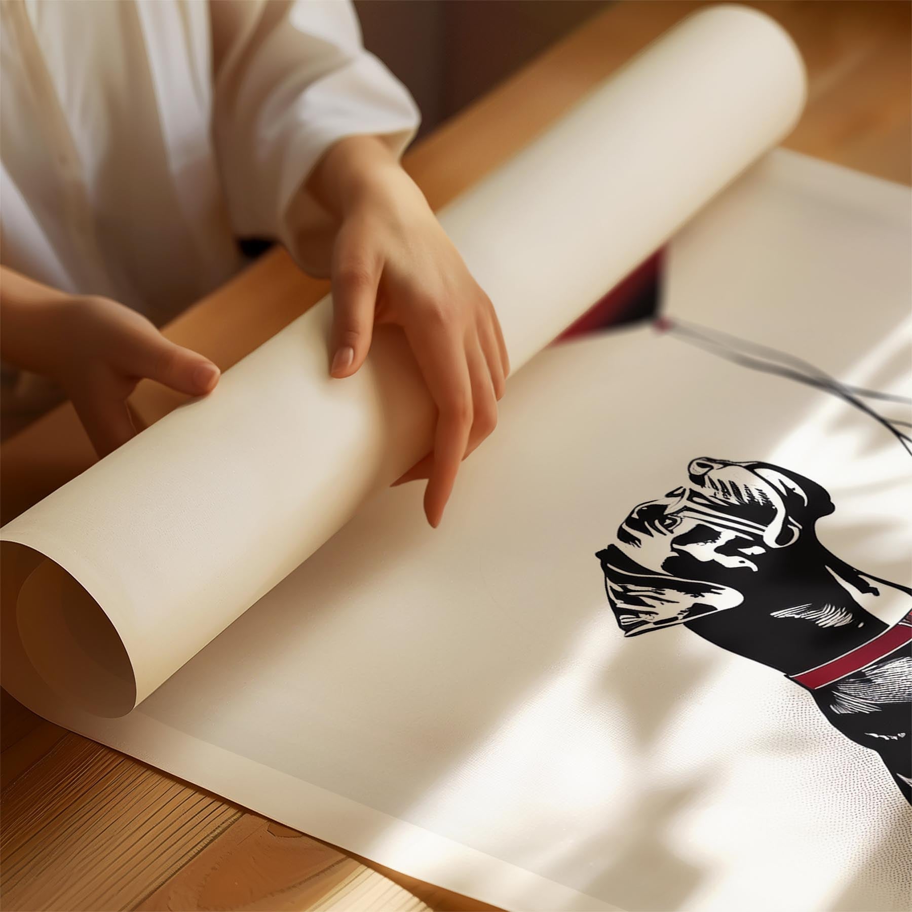 Boxer DOGSY Series inspired by the Art of Banksy image 1