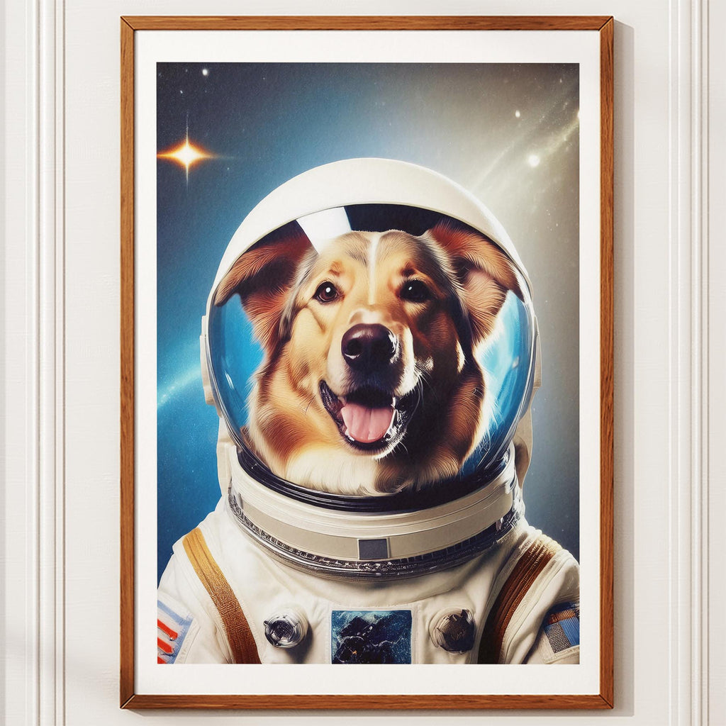 Rough Smooth Collie Astronaut Dog Series image 10