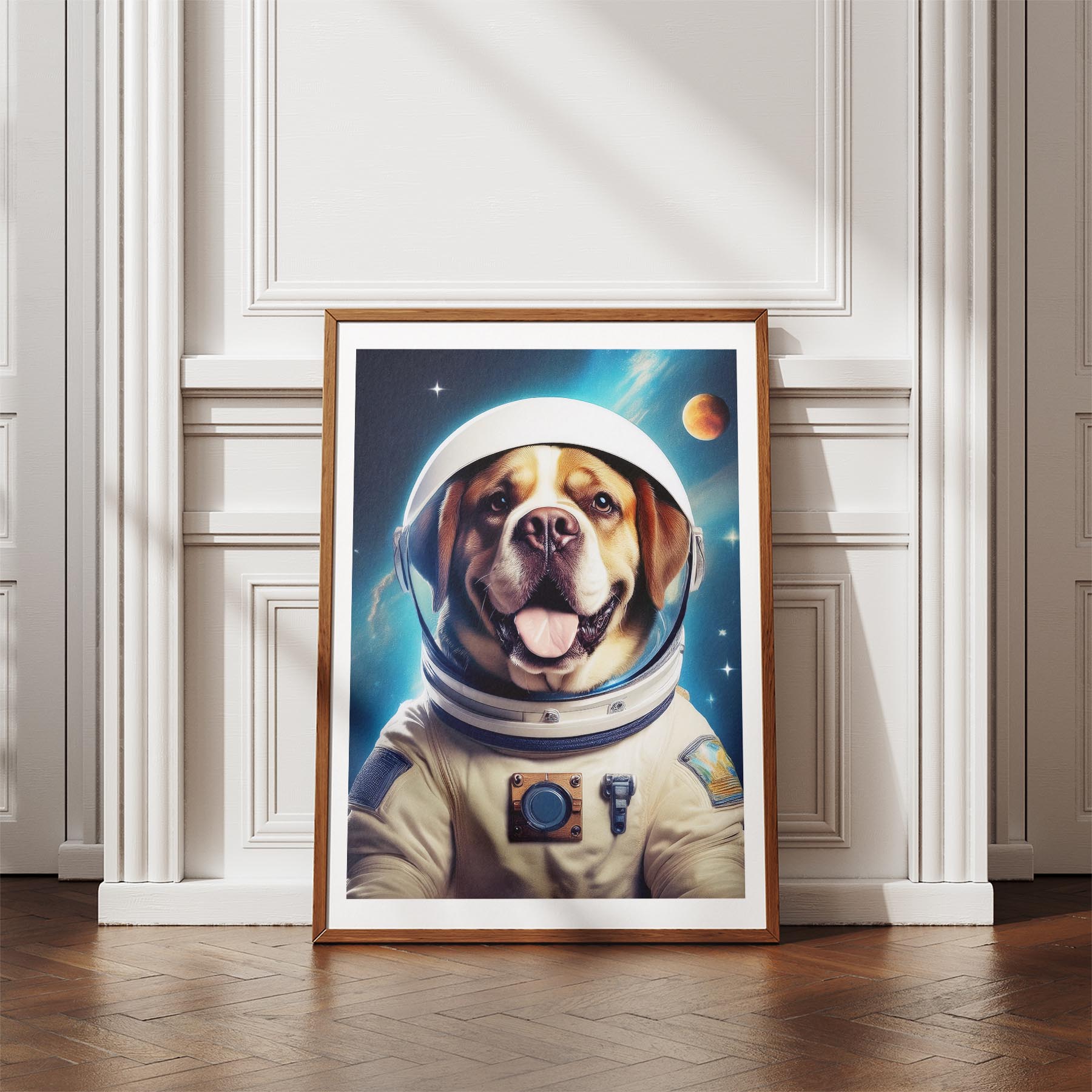 Saint Bernard Astronaut Dog Series image 4