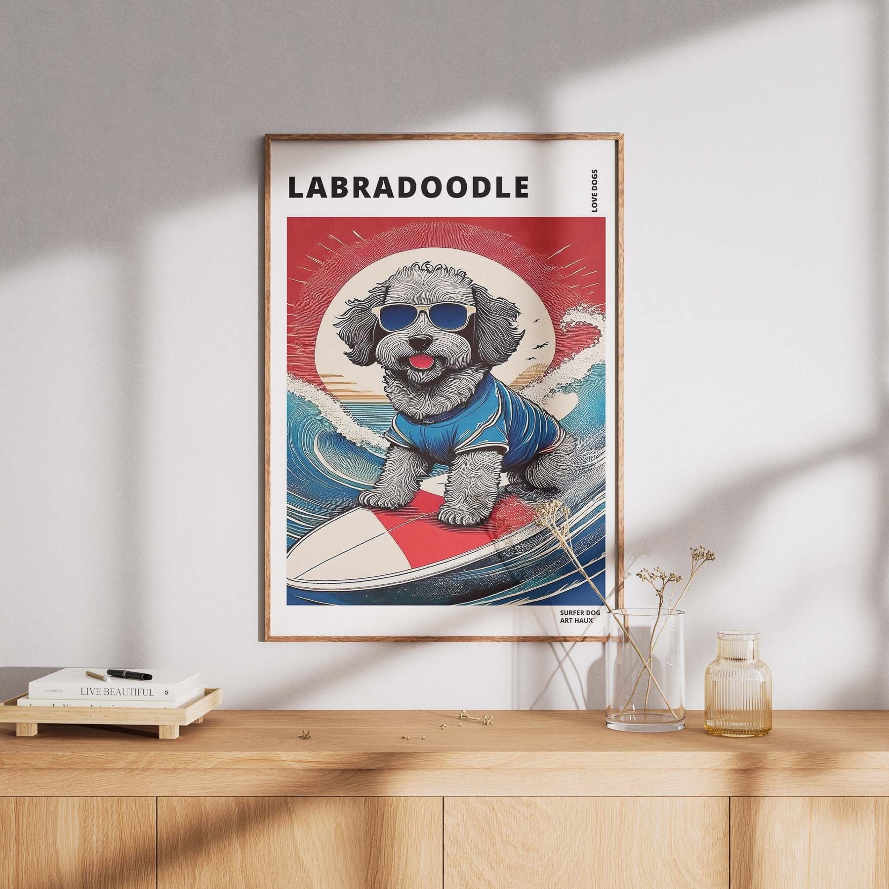 Labradoodle Hokosai Surfer Dogs 1 image 8
