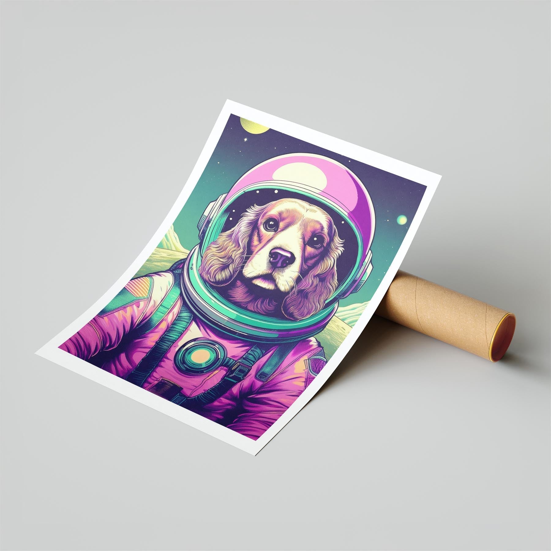 Cocker Spaniel Space Dogs Series image 6