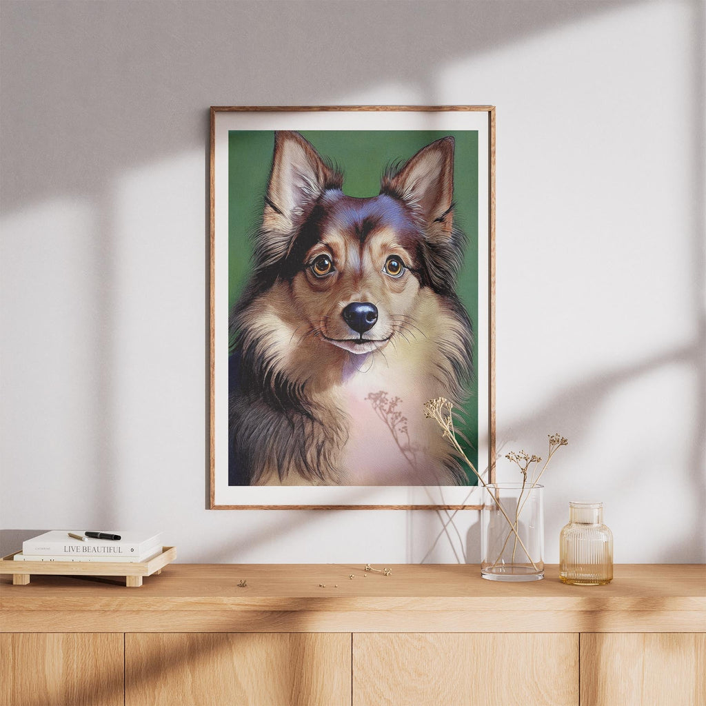 German Spitz Green Painted Series image 8