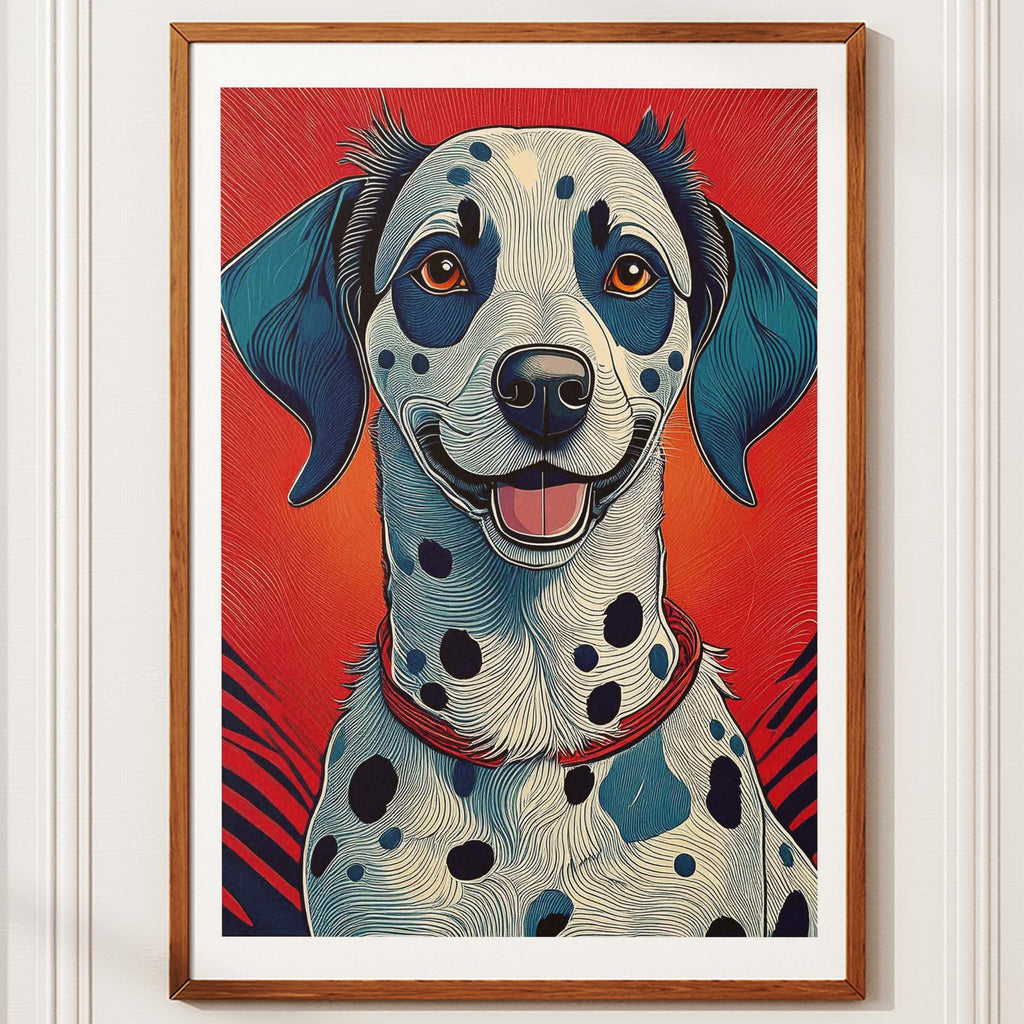 Dalmatian Hokusai Japanese Inspired Dog Series 1 image 10