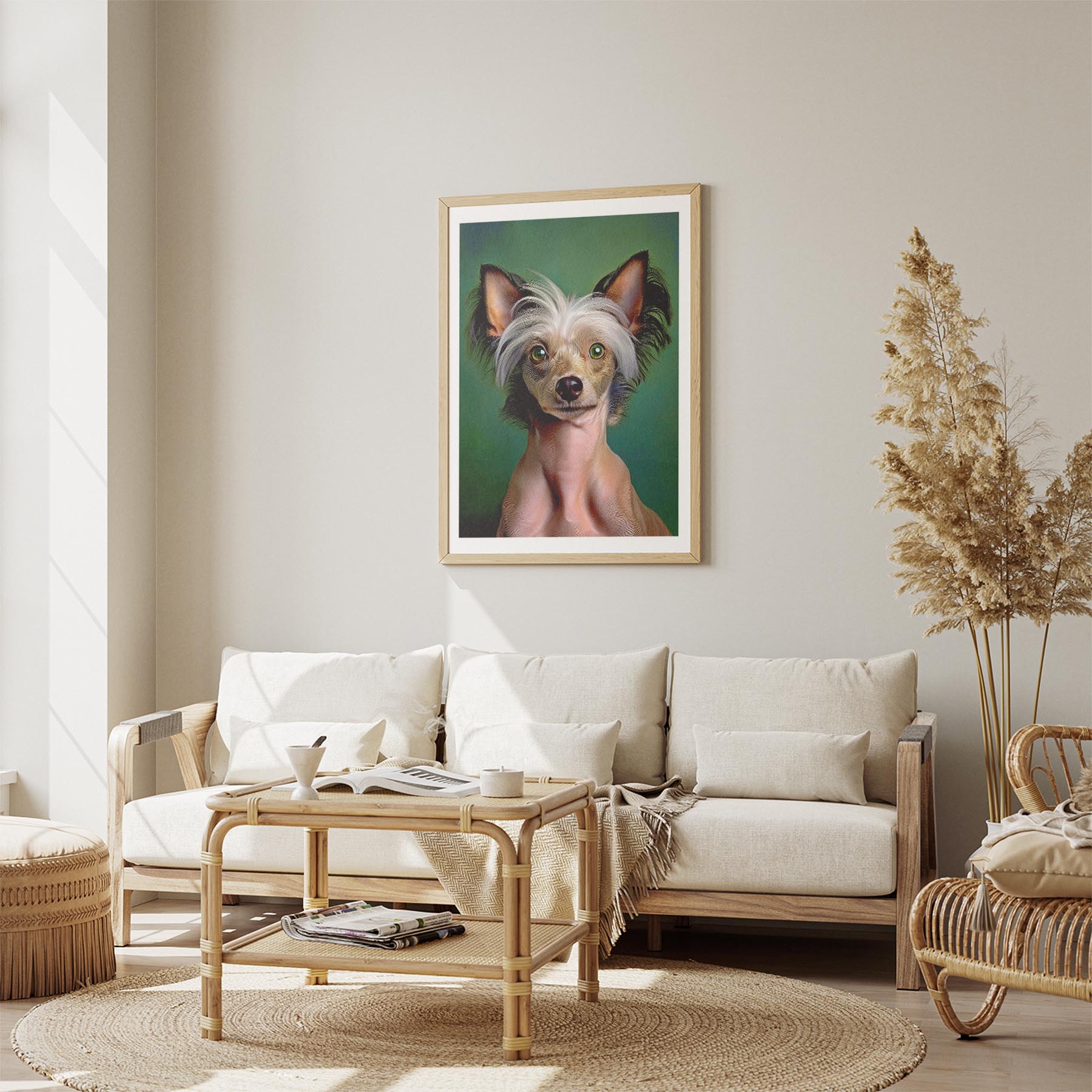 Chinese Crested Green Painted Series image 2