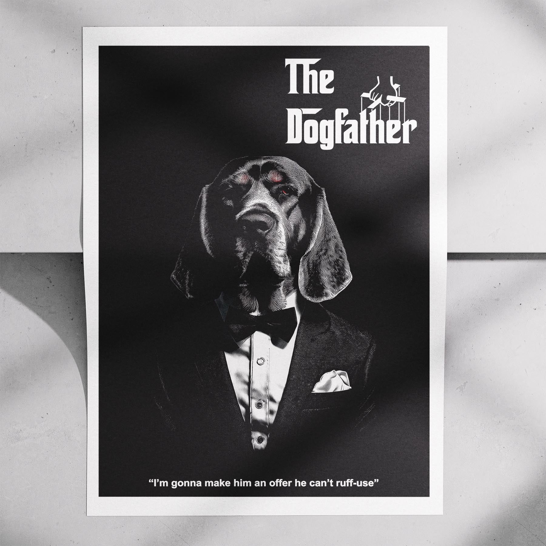 Bloodhound Mafia Dog Series image 7