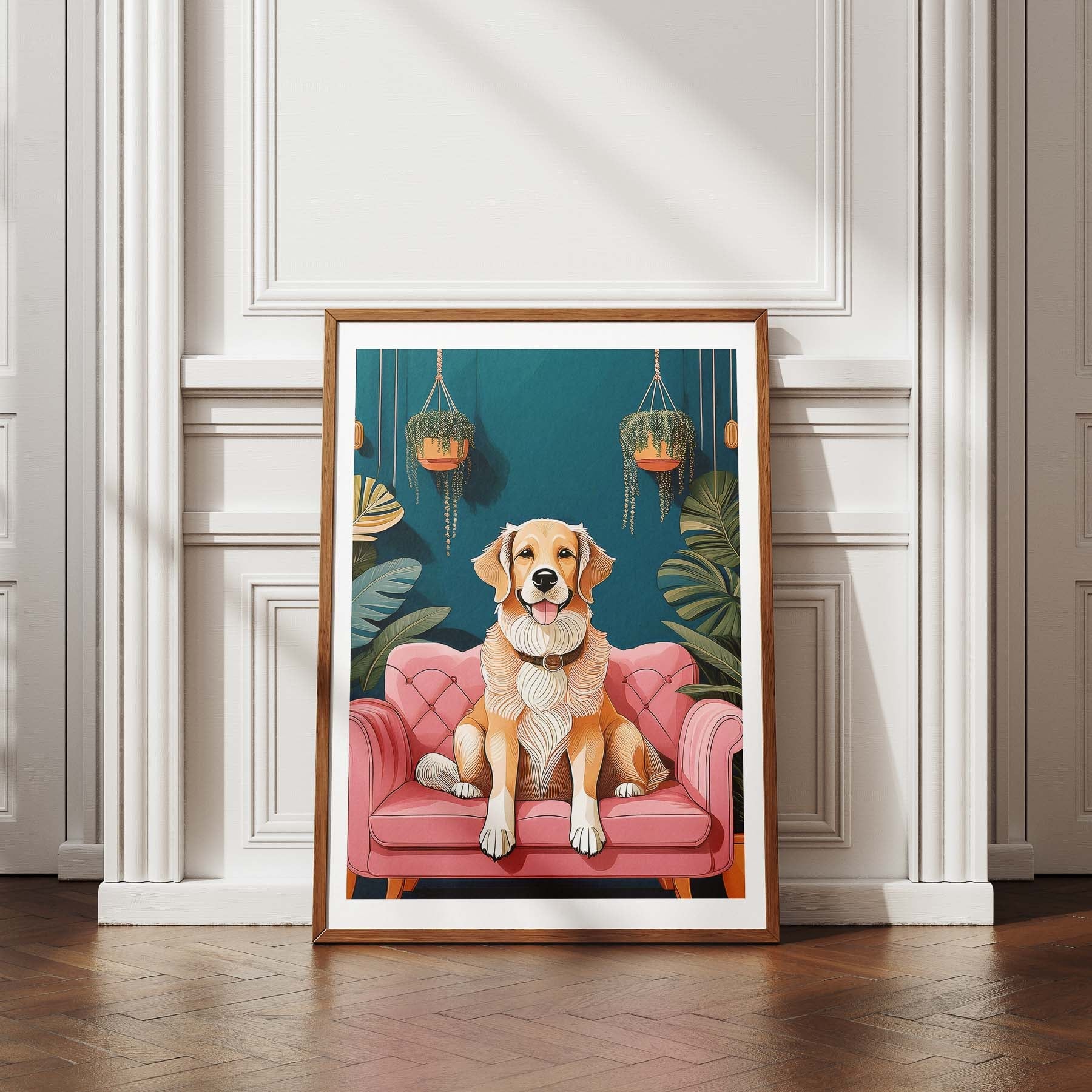 Golden Retriever Just Lounging Around 1 image 4