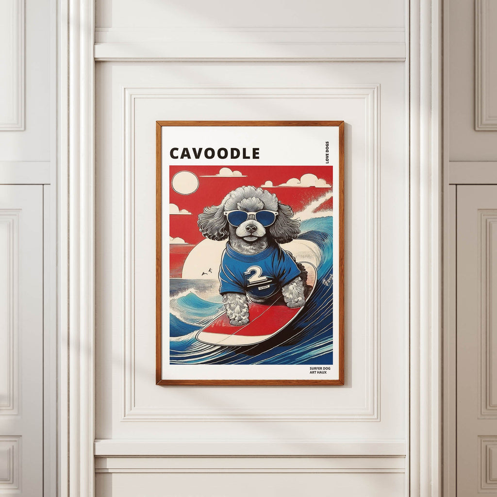 Cavoodle Hokosai Surfer Dogs 1 image 2