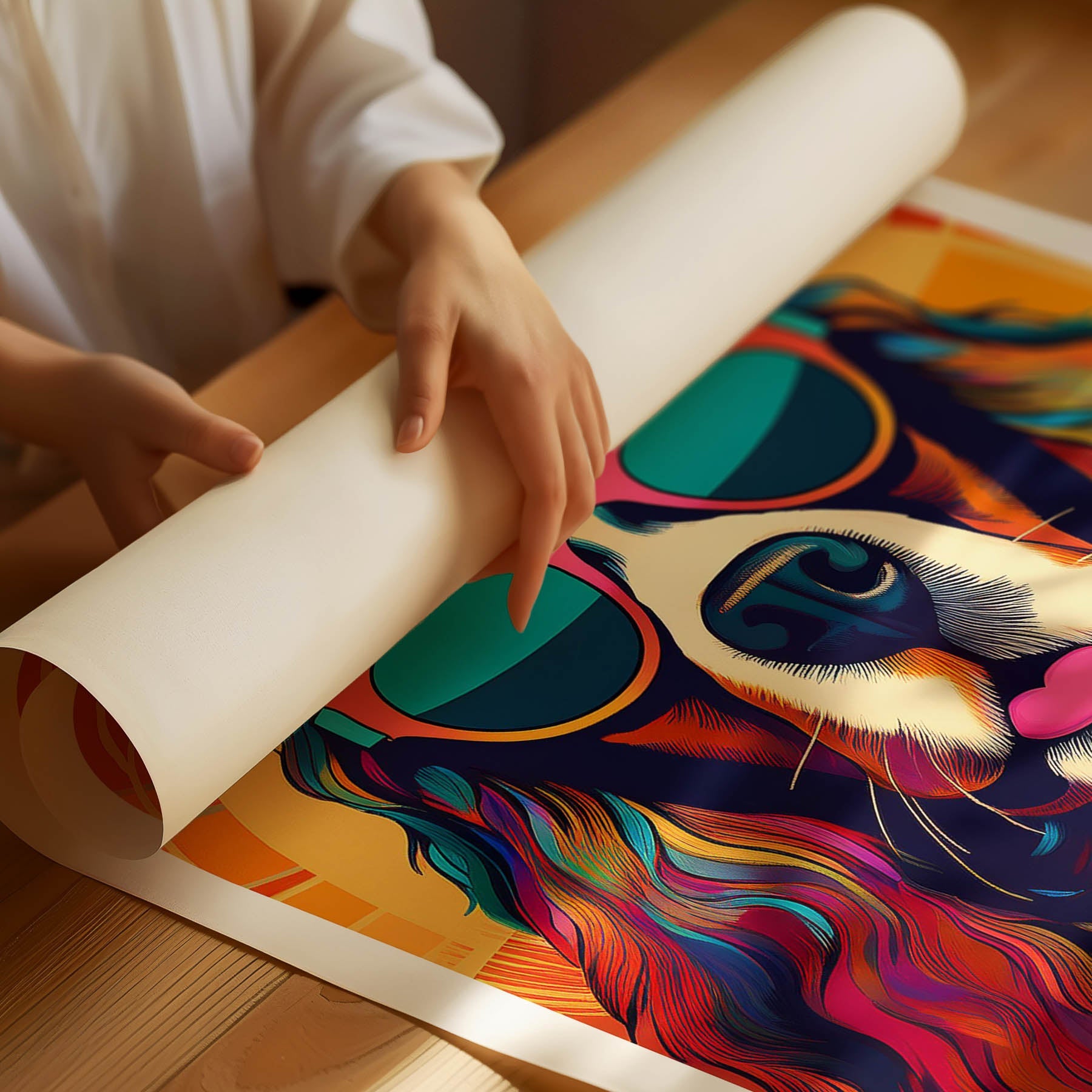 Cavalier King Charles Spaniel In Colourful Sunnies 1 image 3