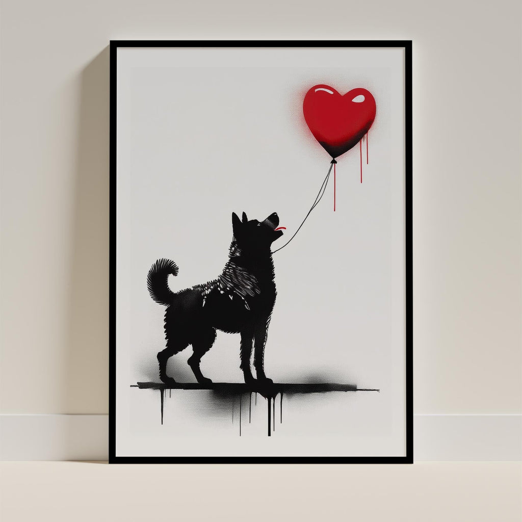Akita Inu DOGSY Series inspired by the Art of Banksy image 11
