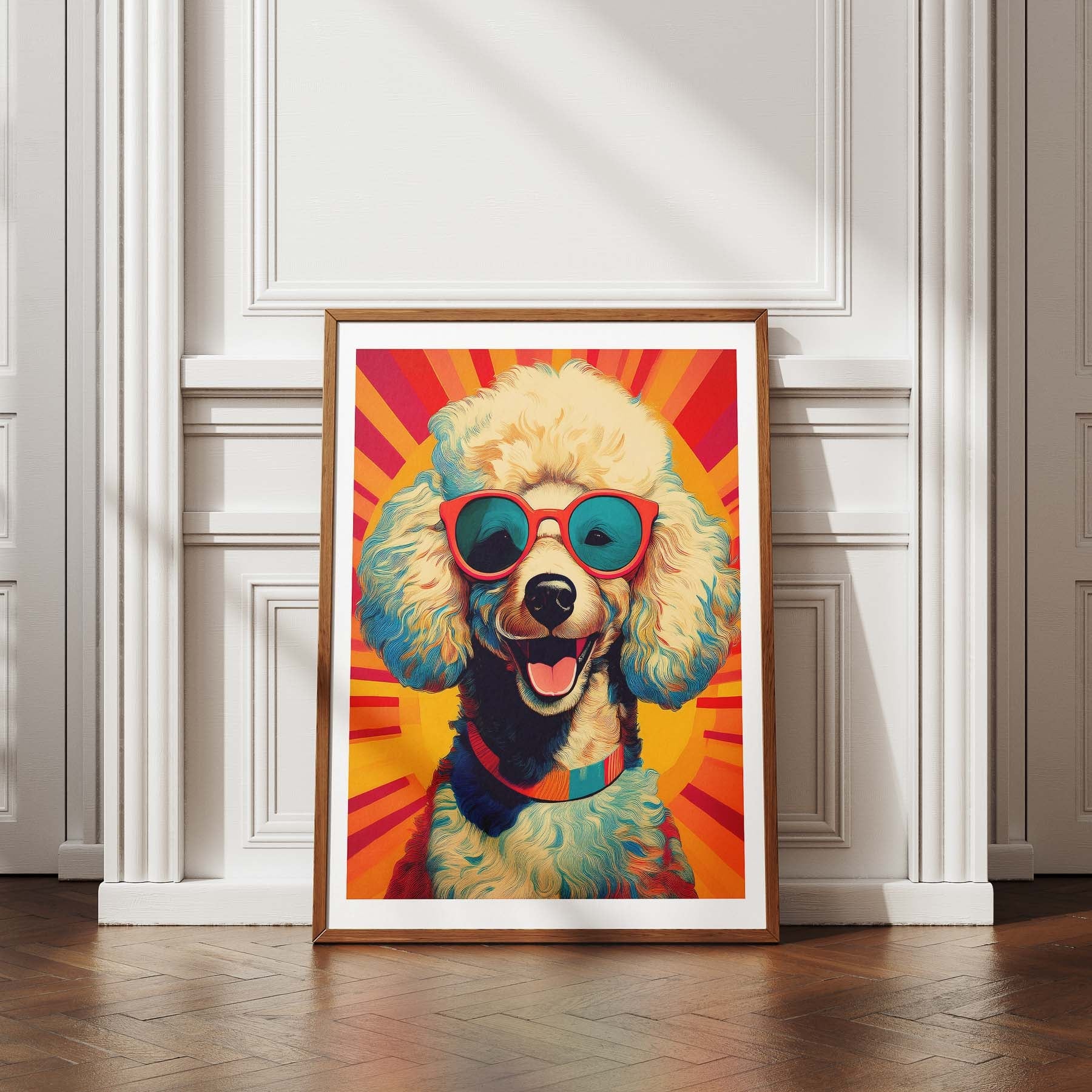 Poodle In Colourful Sunnies 1 image 4
