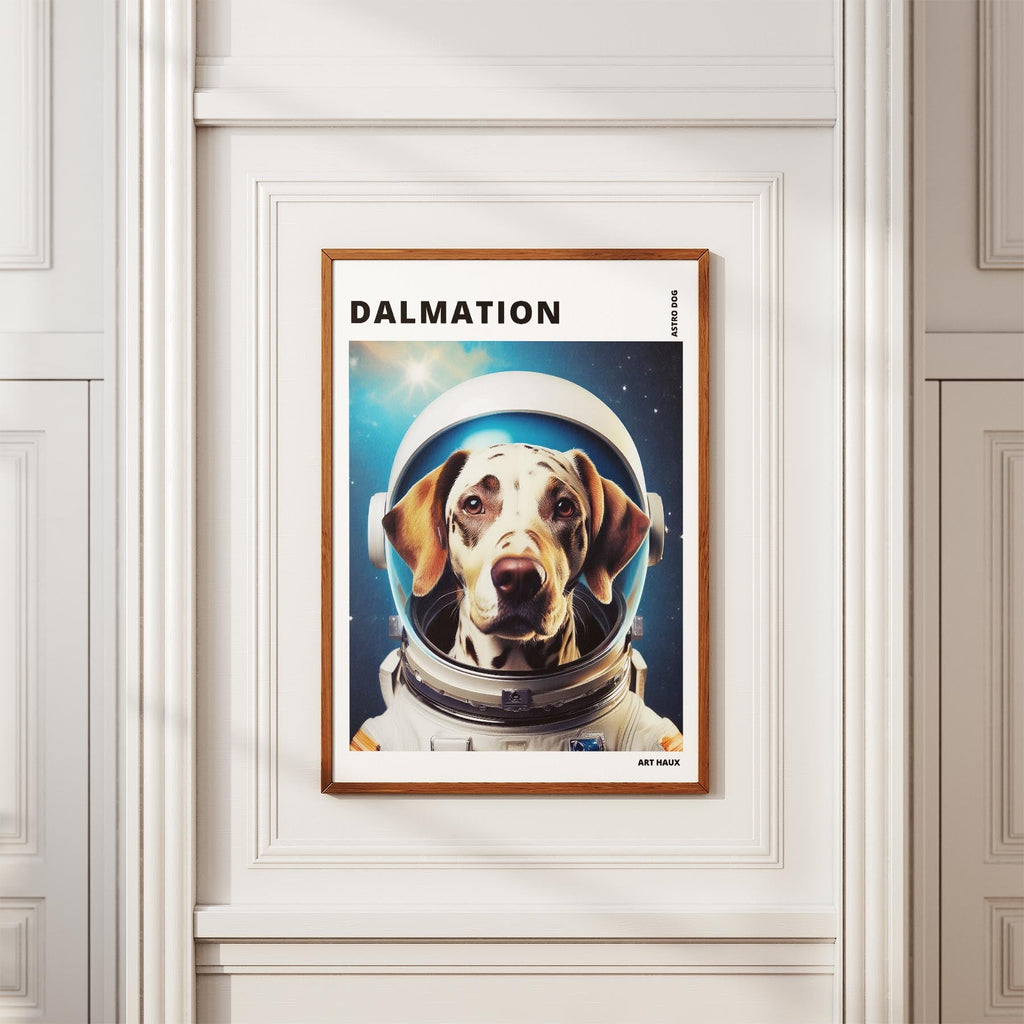 Dalmatian Astronaut Dog Series with Text Astro Dog image 3