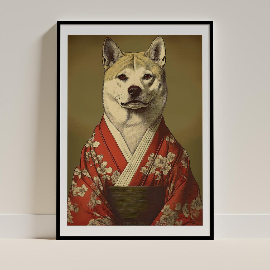 Akita Inu Japanse Kimono Dog Series image 0