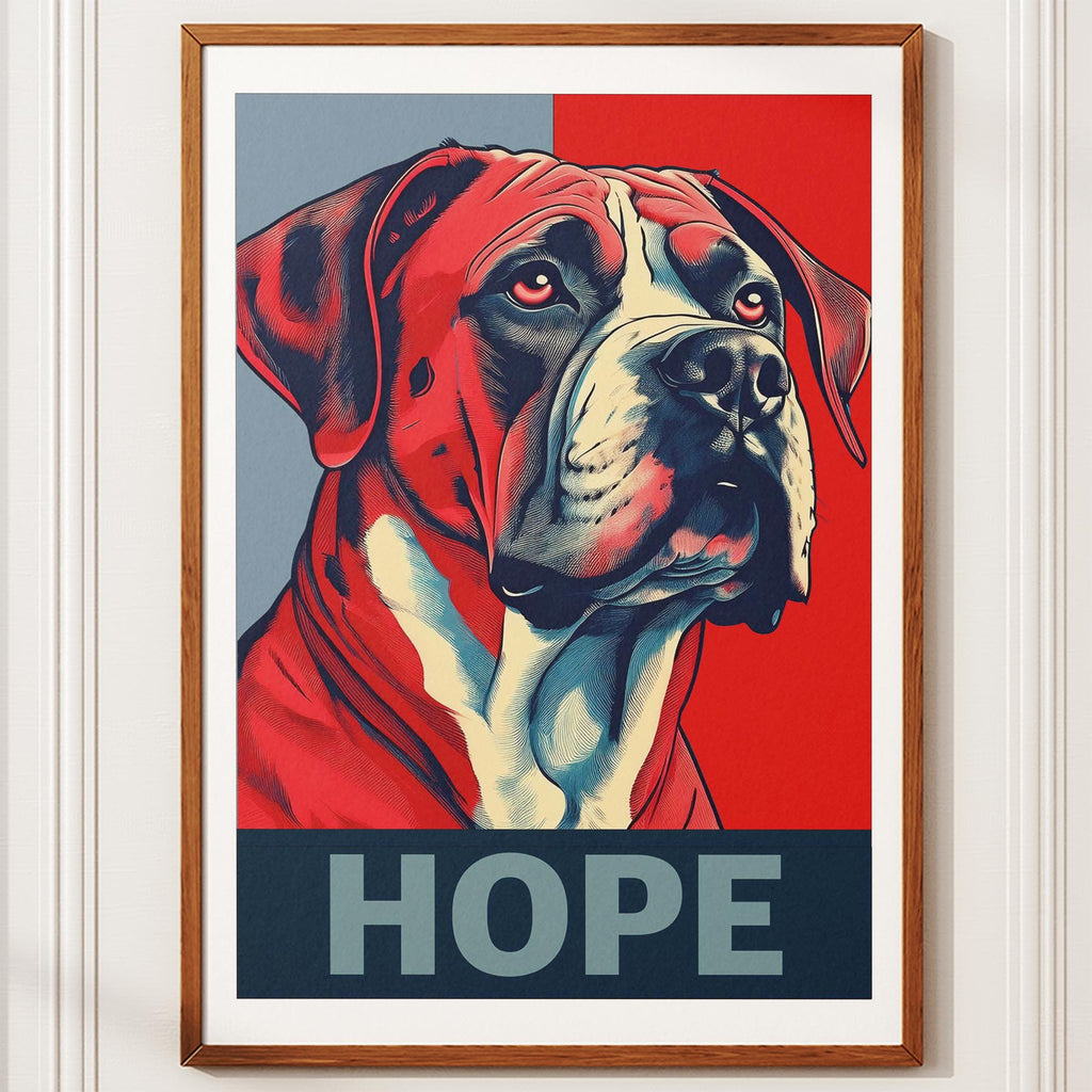 Dogue de Bordeaux HOPE Series Inspired by the Obama Poster image 10