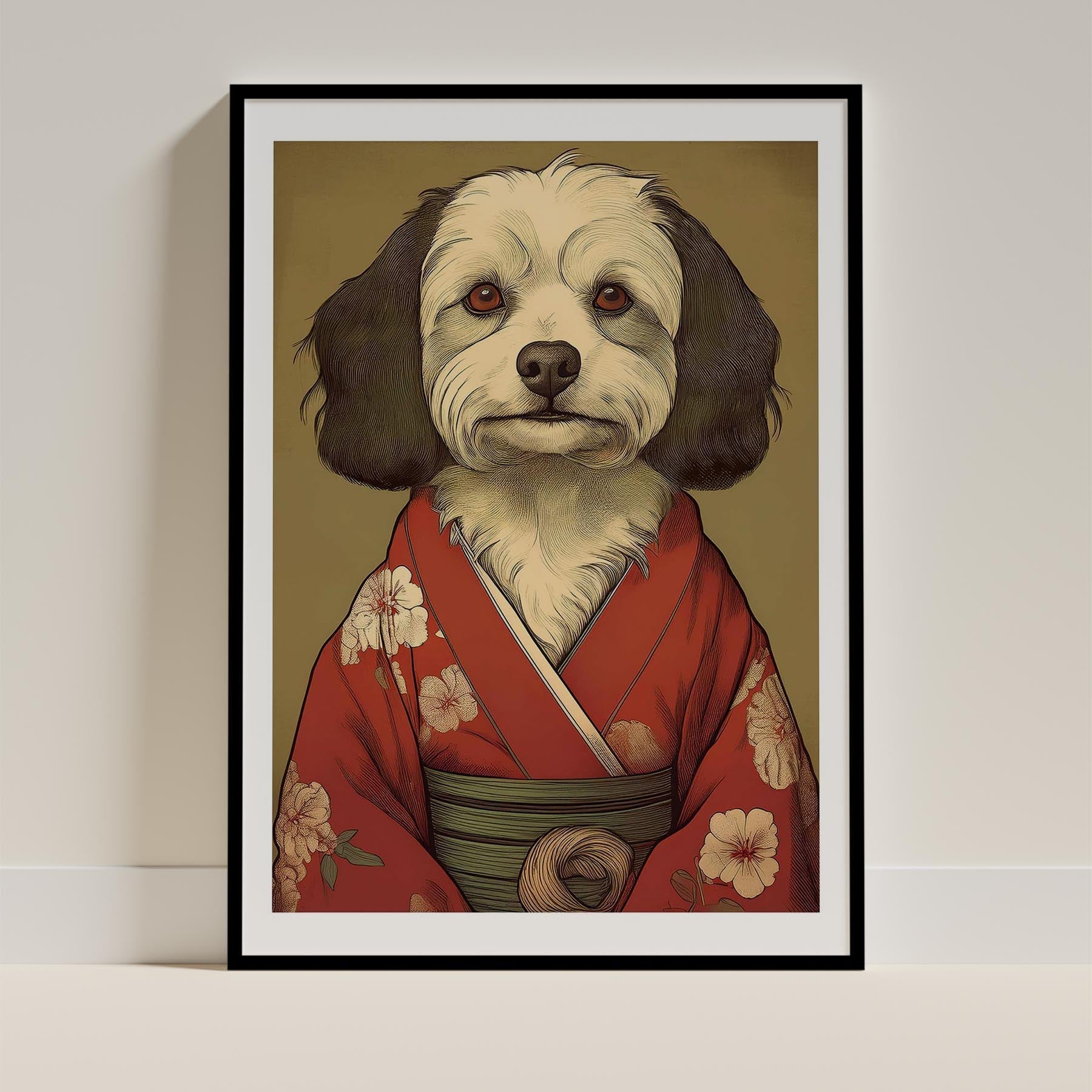 Coton de Tulear Japanse Kimono Dog Series image 0