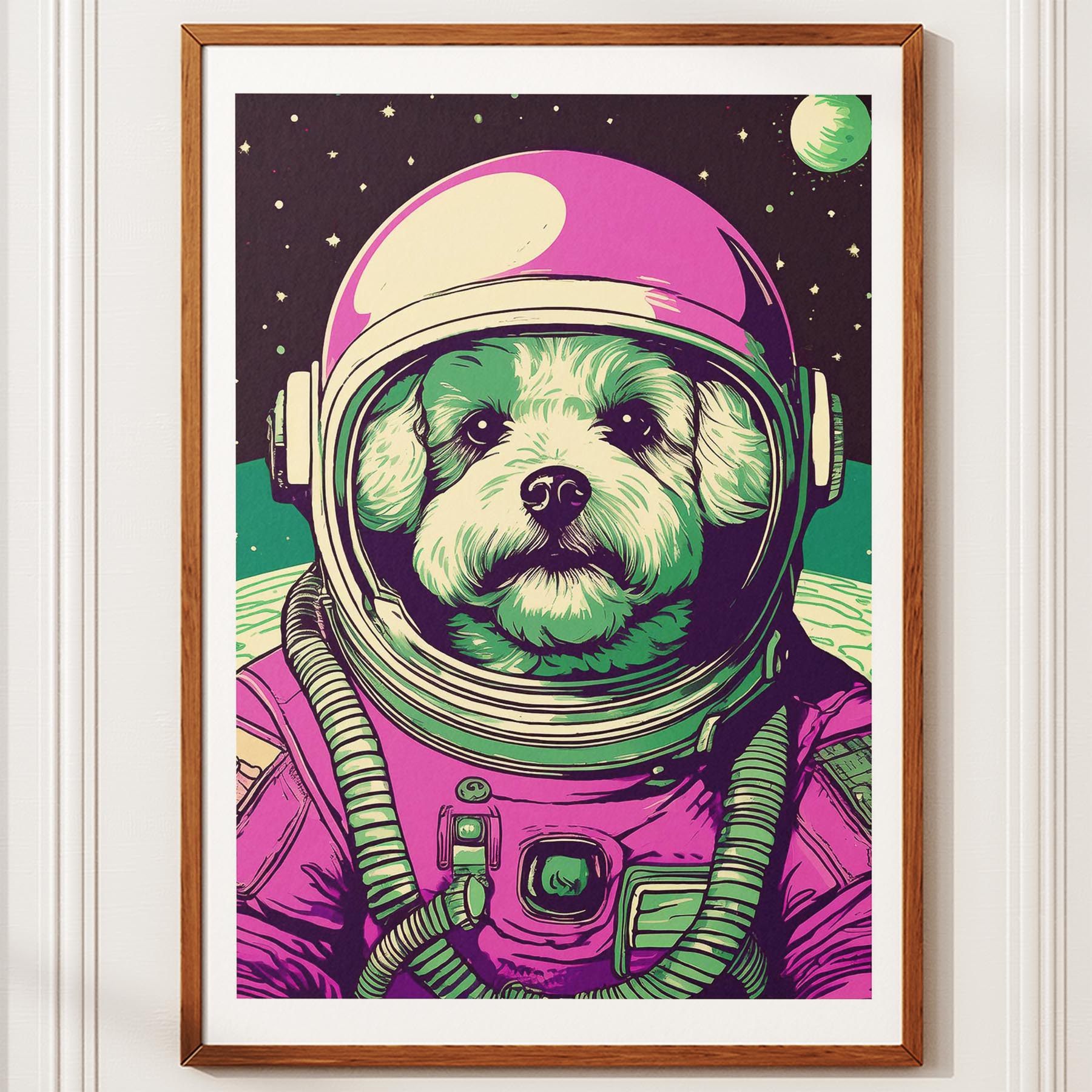 Bichon Frise Space Dogs Series image 10
