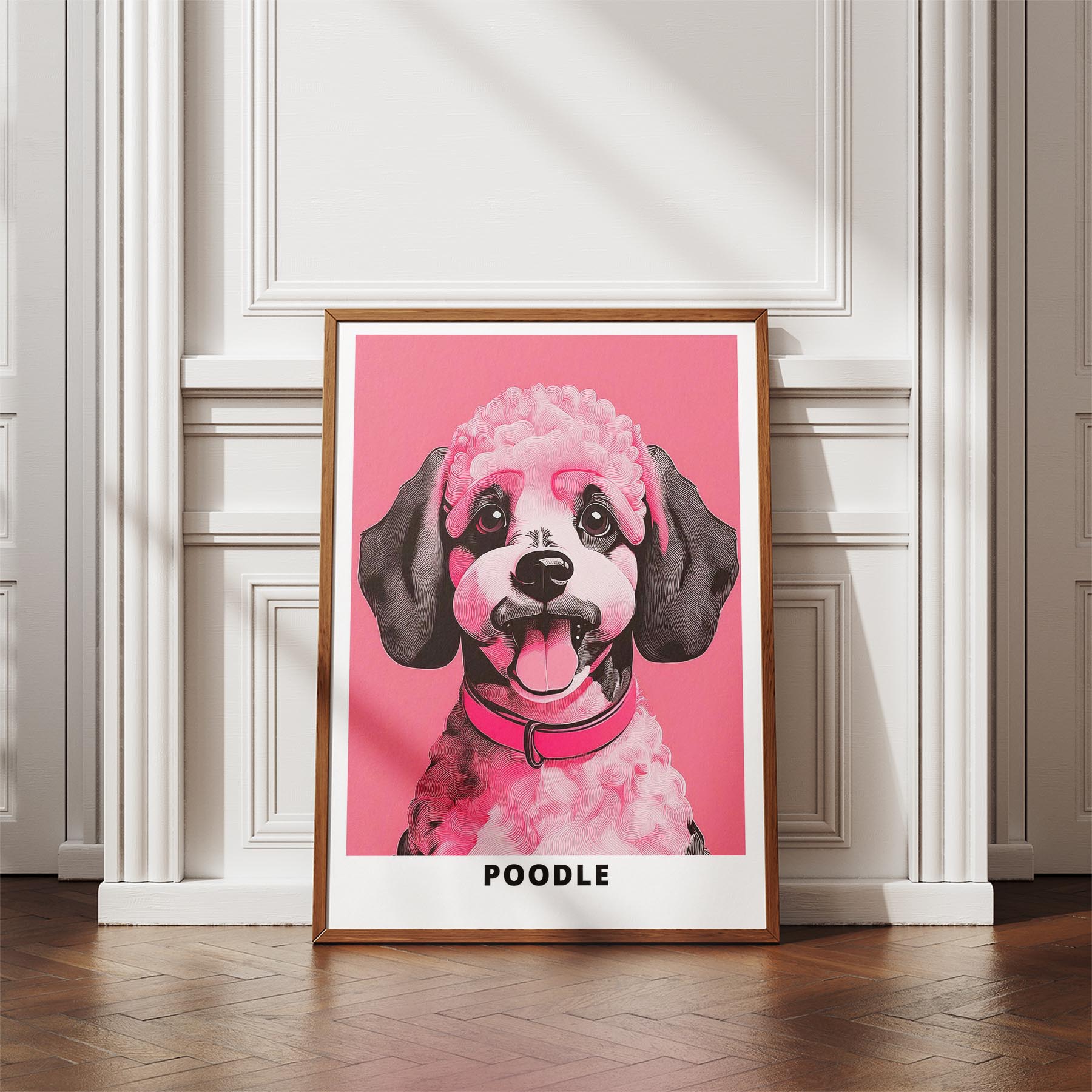 Poodle Pink and Black Dog Series 1 image 4