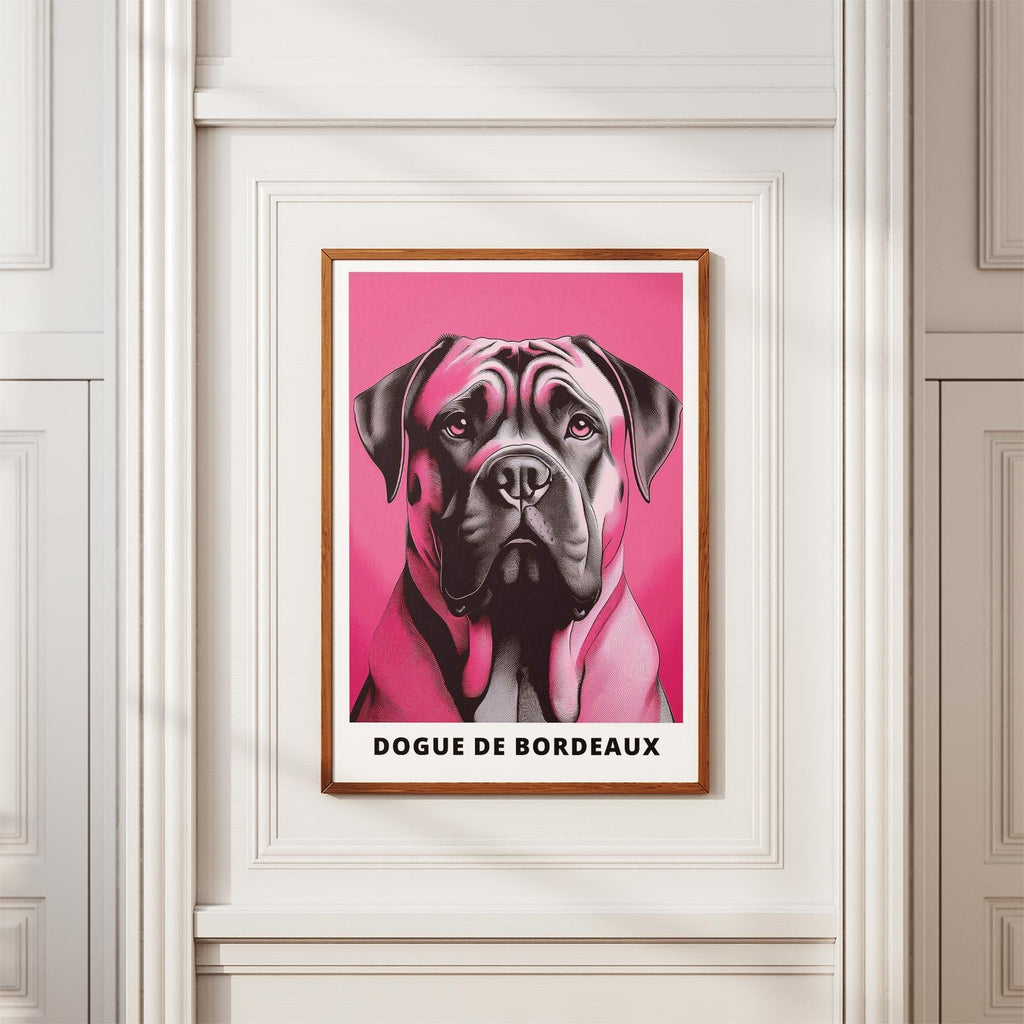 Dogue de Bordeaux Pink and Black Dog Series 1 image 3
